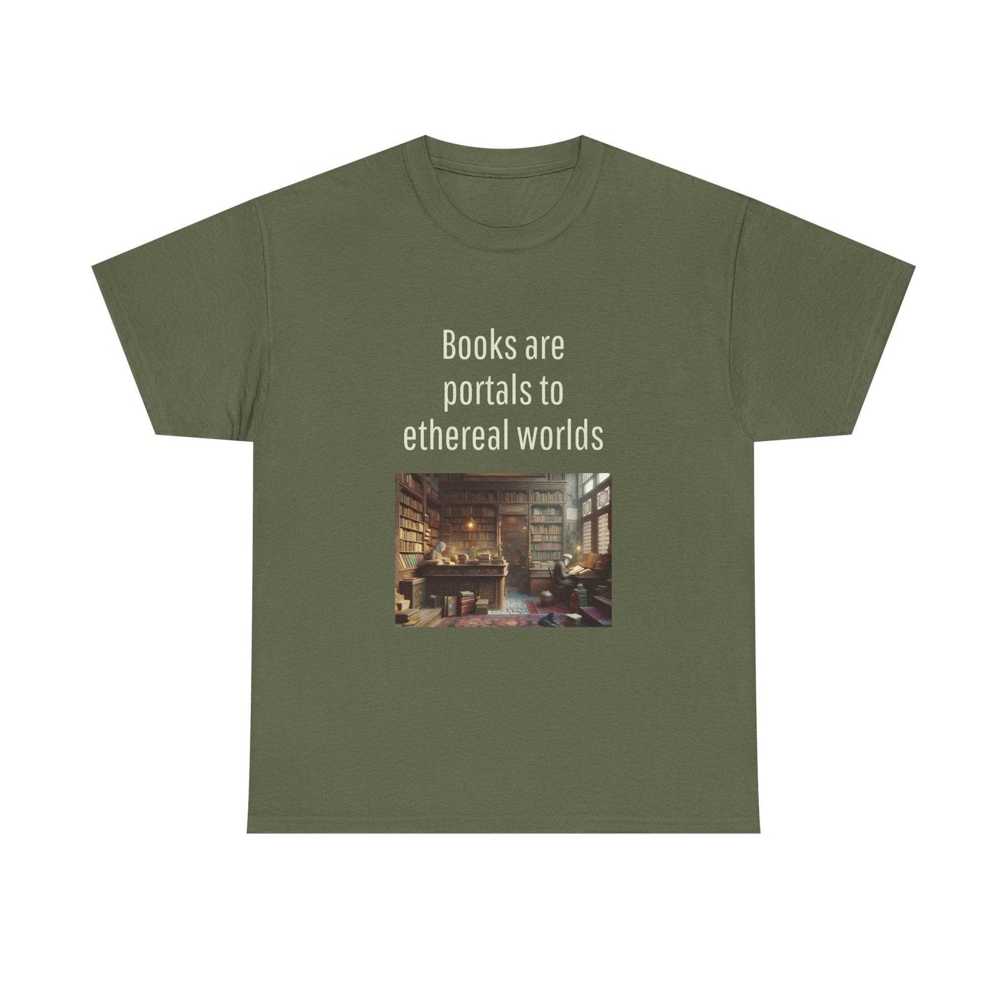 Portals - Unisex Heavy Cotton Tee - Creative Apparel - The Dreamer's Bookshop.