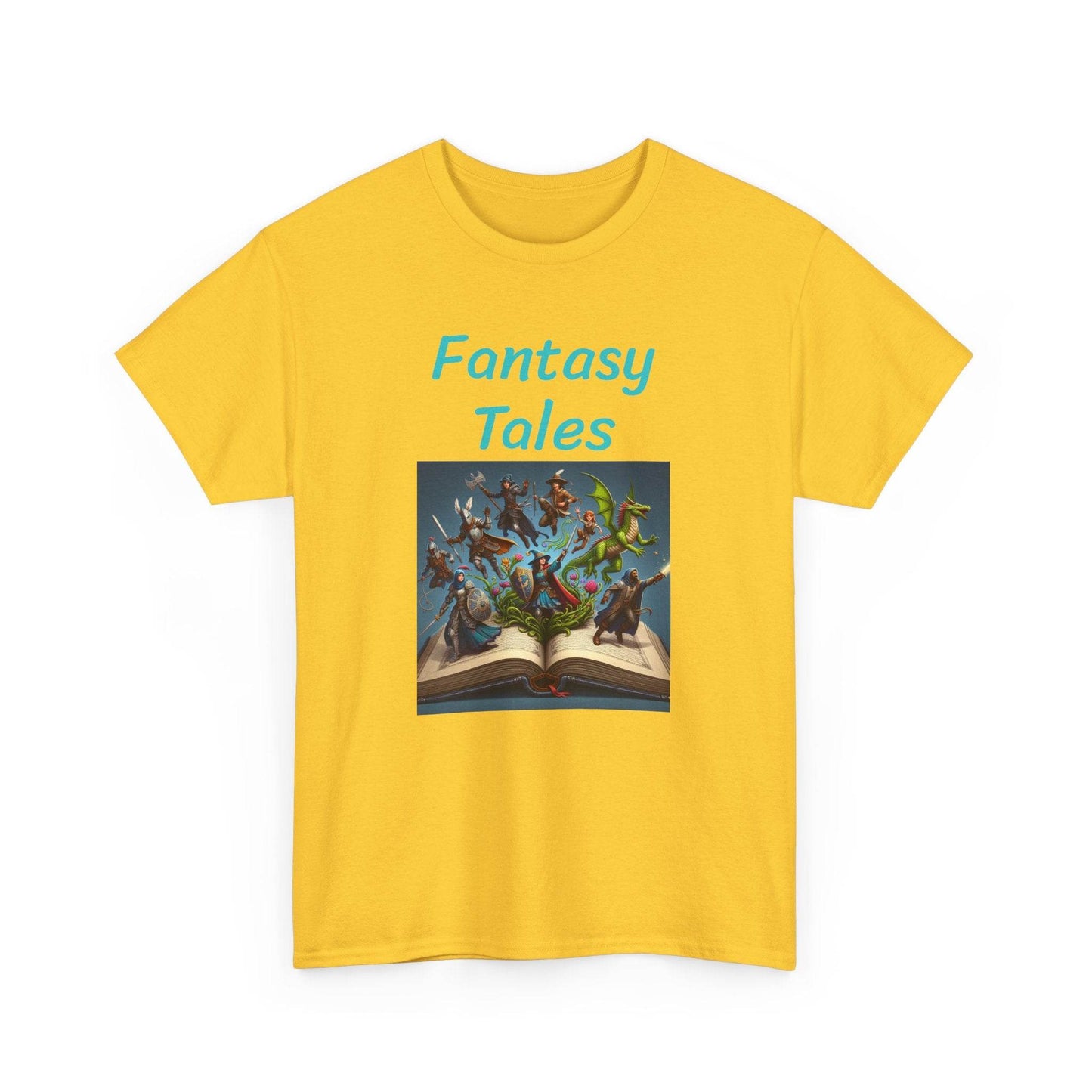 Magic - Graphic Tee - Unisex Heavy Cotton T-Shirt - Fantasy Tales - The Dreamer's Bookshop.