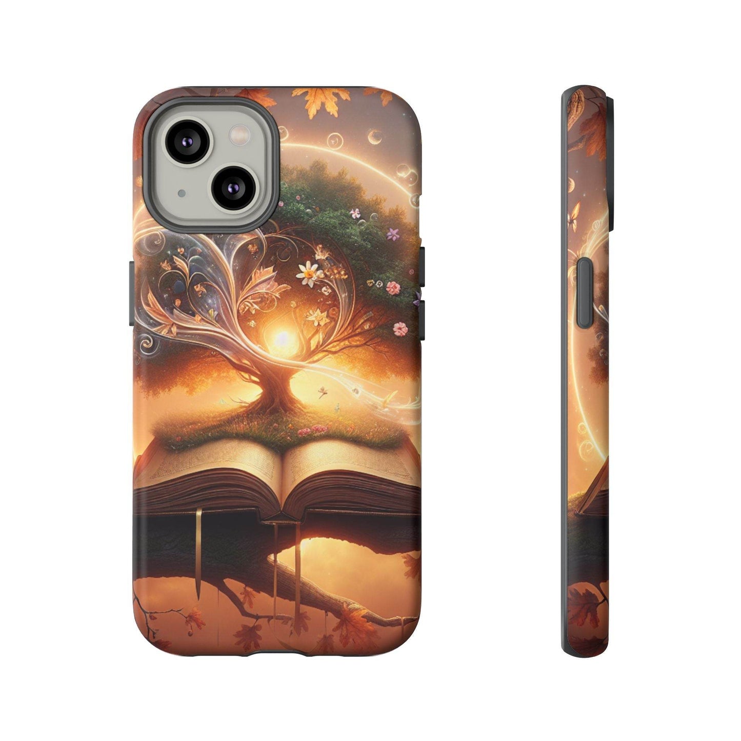 Nature-Inspired iPhone & Samsung Phone Case with Tree of Life Design - The Dreamer's Bookshop.