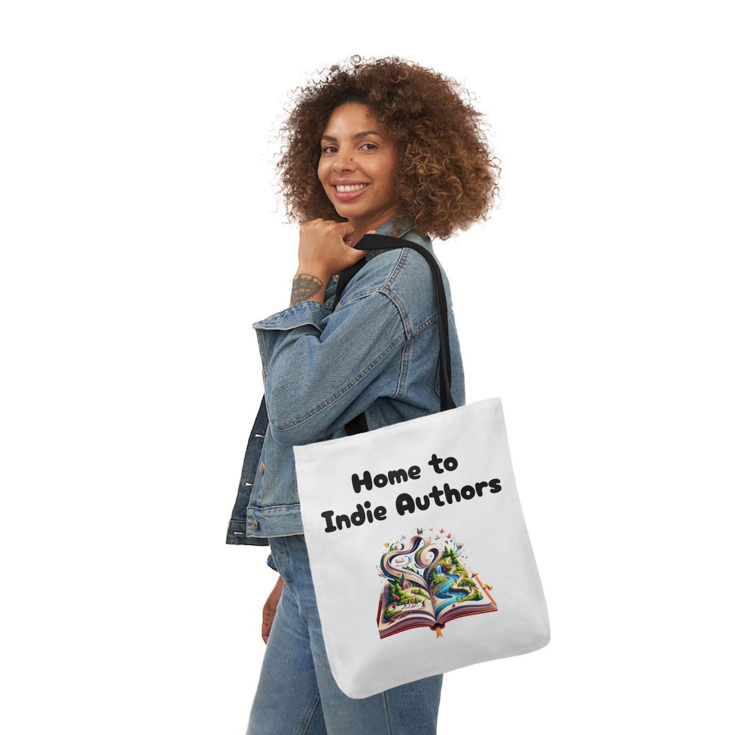 Home to Indie Authors Tote Bag - Perfect Gift for Book Lovers - The Dreamer's Bookshop.