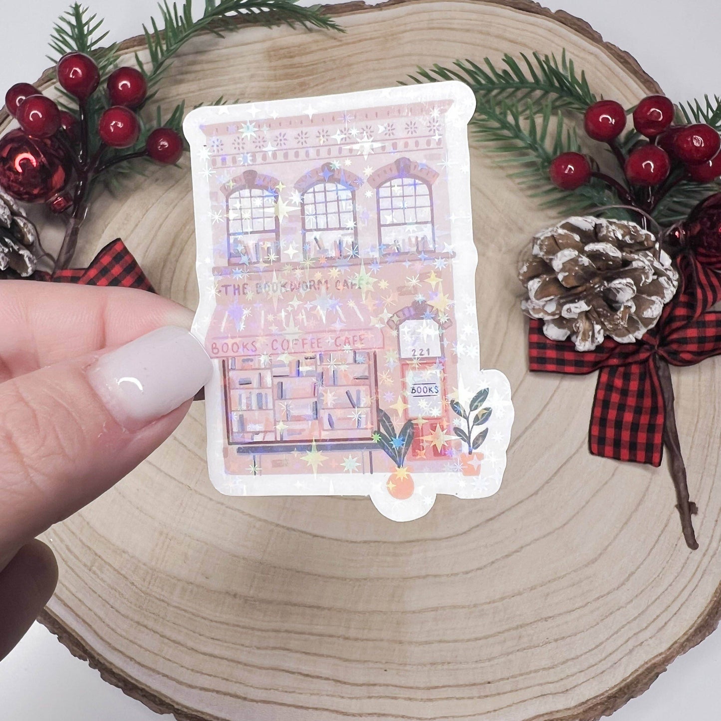 AubrielBoutique - BOEKWINKEL - glitter stansvel - The Dreamer's Bookshop.