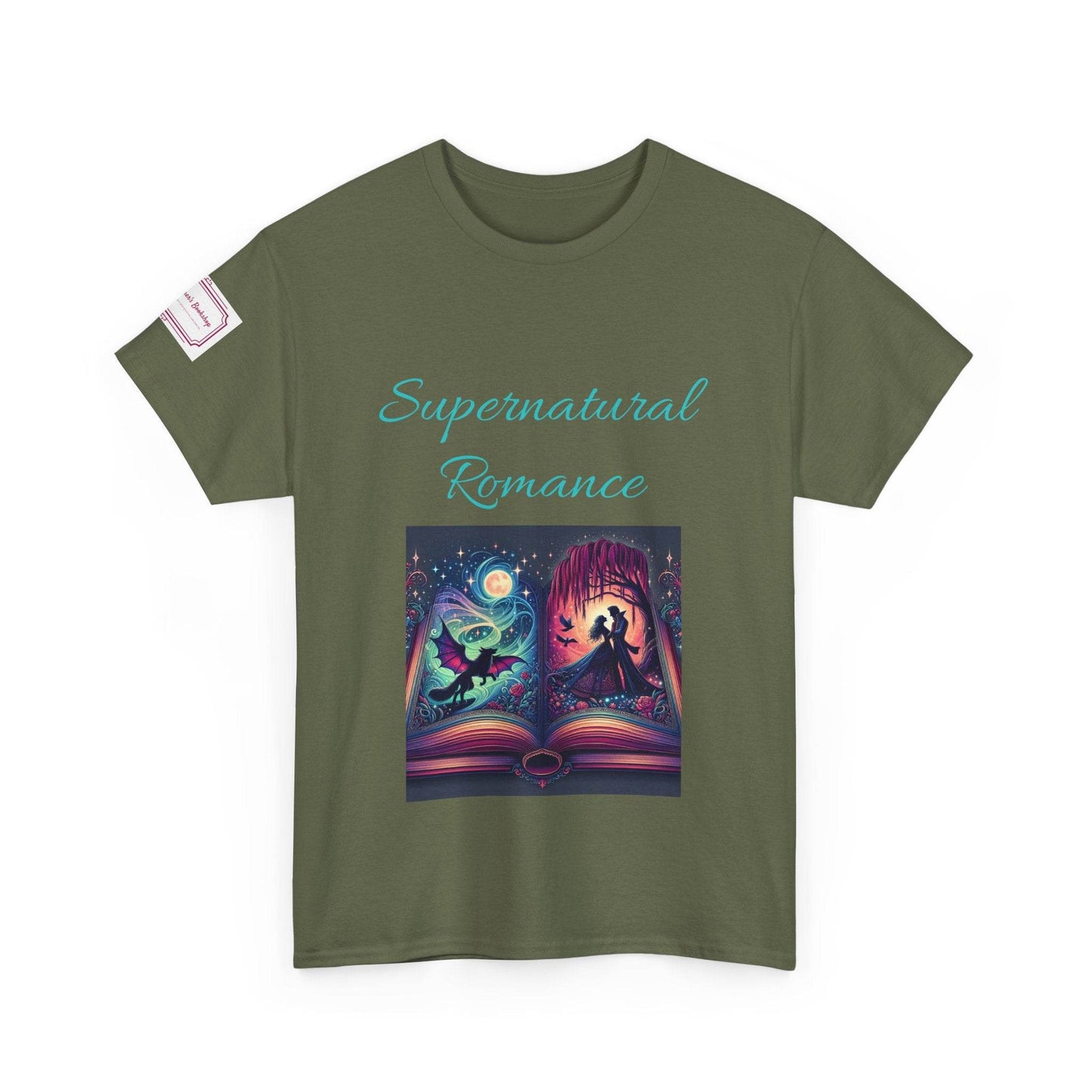 Fantasy - Graphic Unisex Heavy Cotton Tee - Supernatural Romance - The Dreamer's Bookshop.