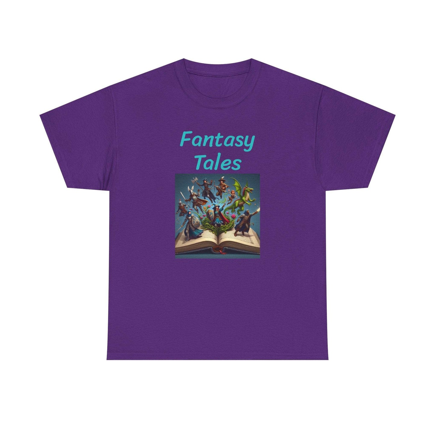 Magic - Graphic Tee - Unisex Heavy Cotton T-Shirt - Fantasy Tales - The Dreamer's Bookshop.
