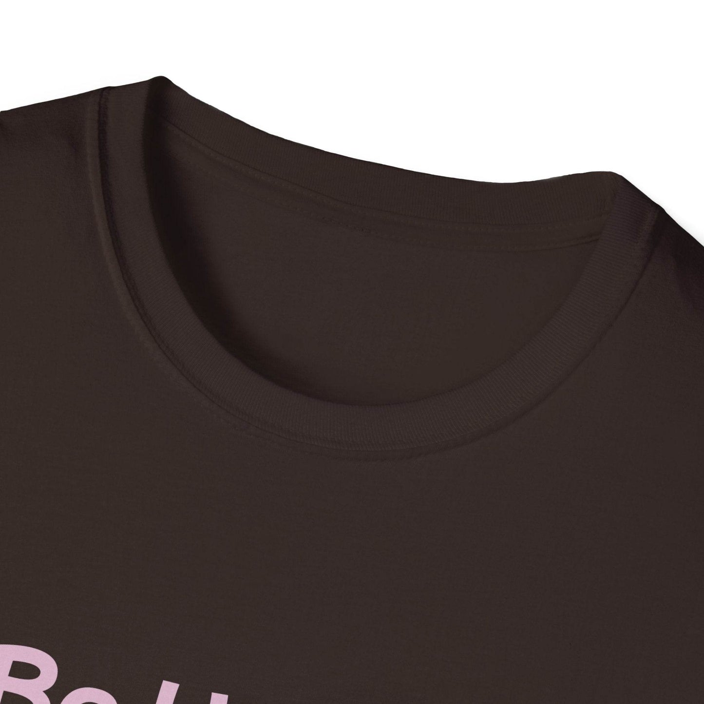 Be Happy Stay Positive Unisex Softstyle T-Shirt - Cheerful Graphic Tee for Everyday Wear - The Dreamer's Bookshop.