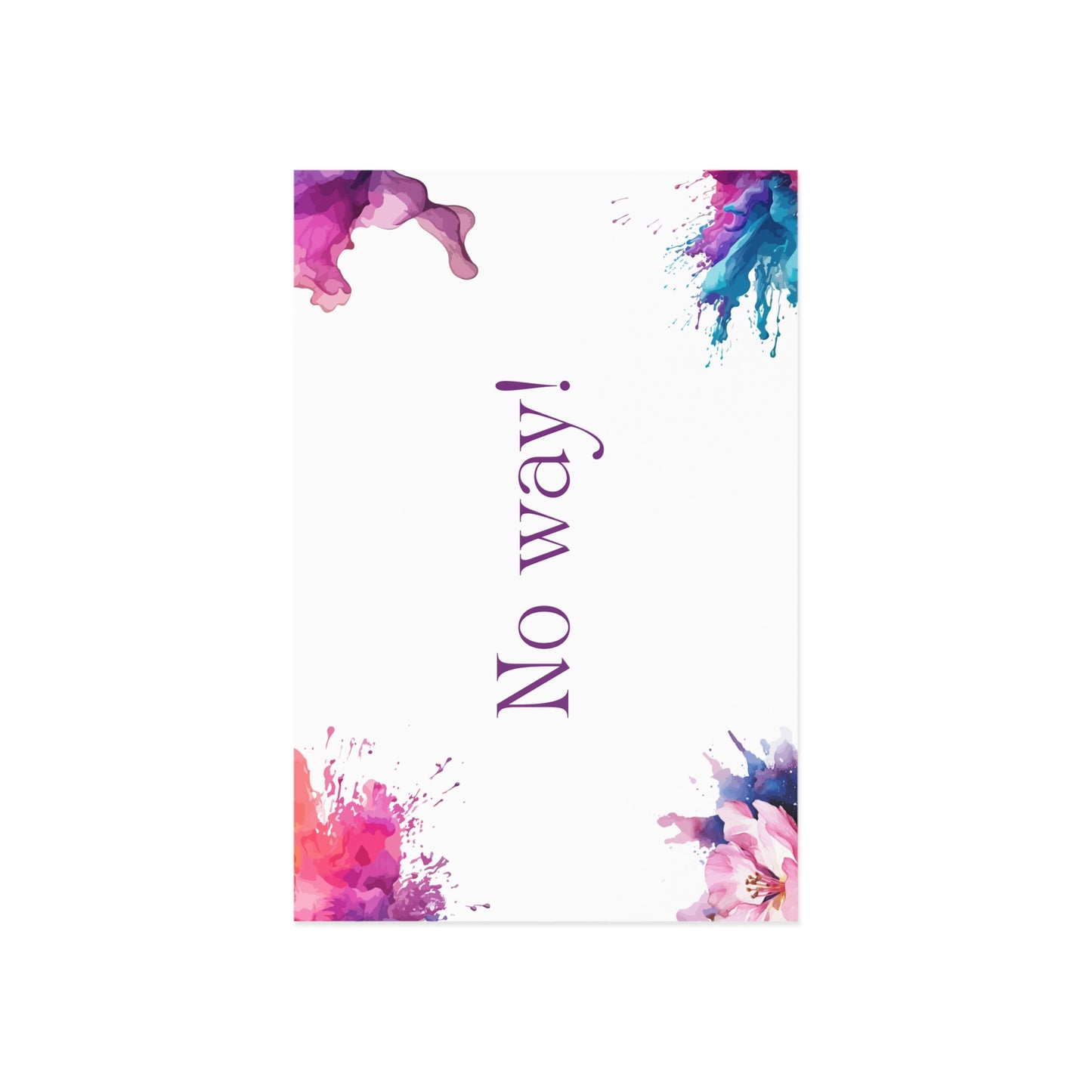 The Dreamer's Bookshop "No Way" Exclamation Card