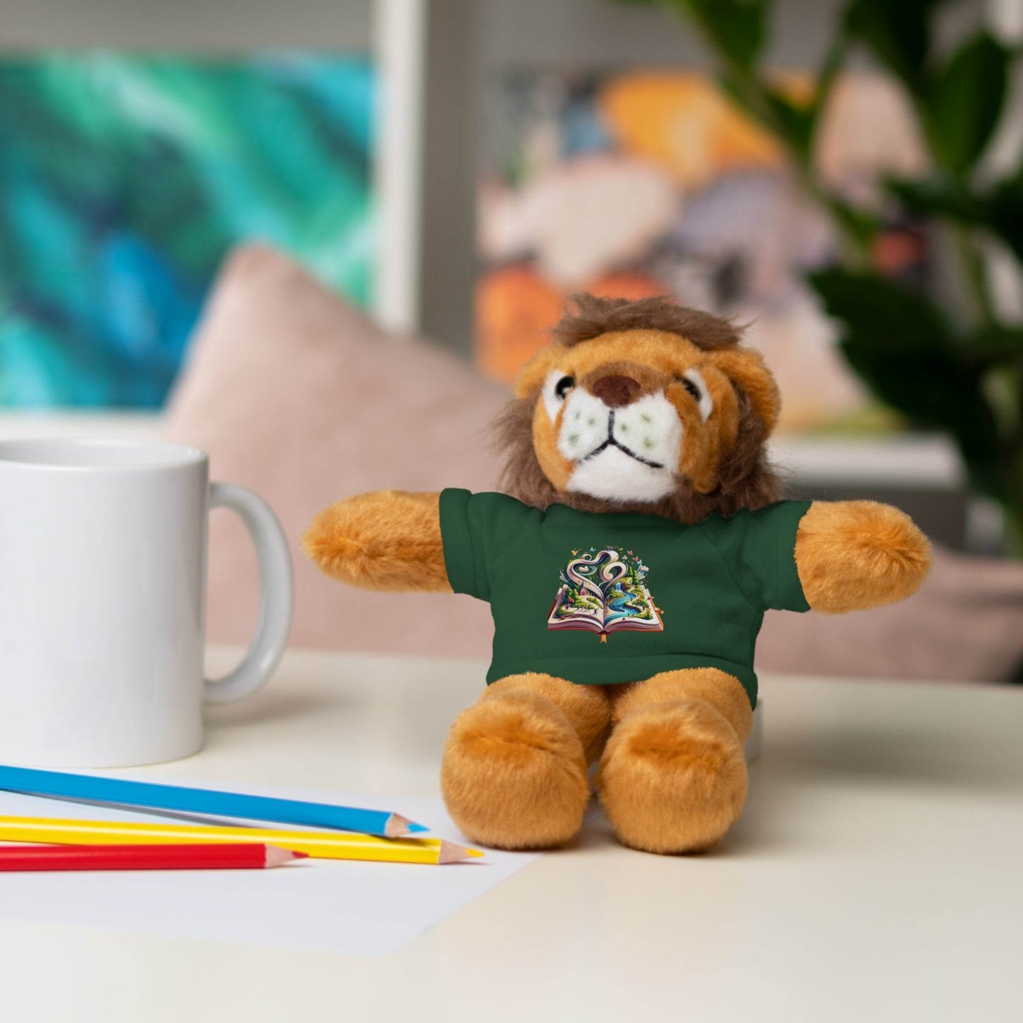 Personalized Stuffed Animal with Tee - Perfect Gift for Kids and Baby Showers - The Dreamer's Bookshop.