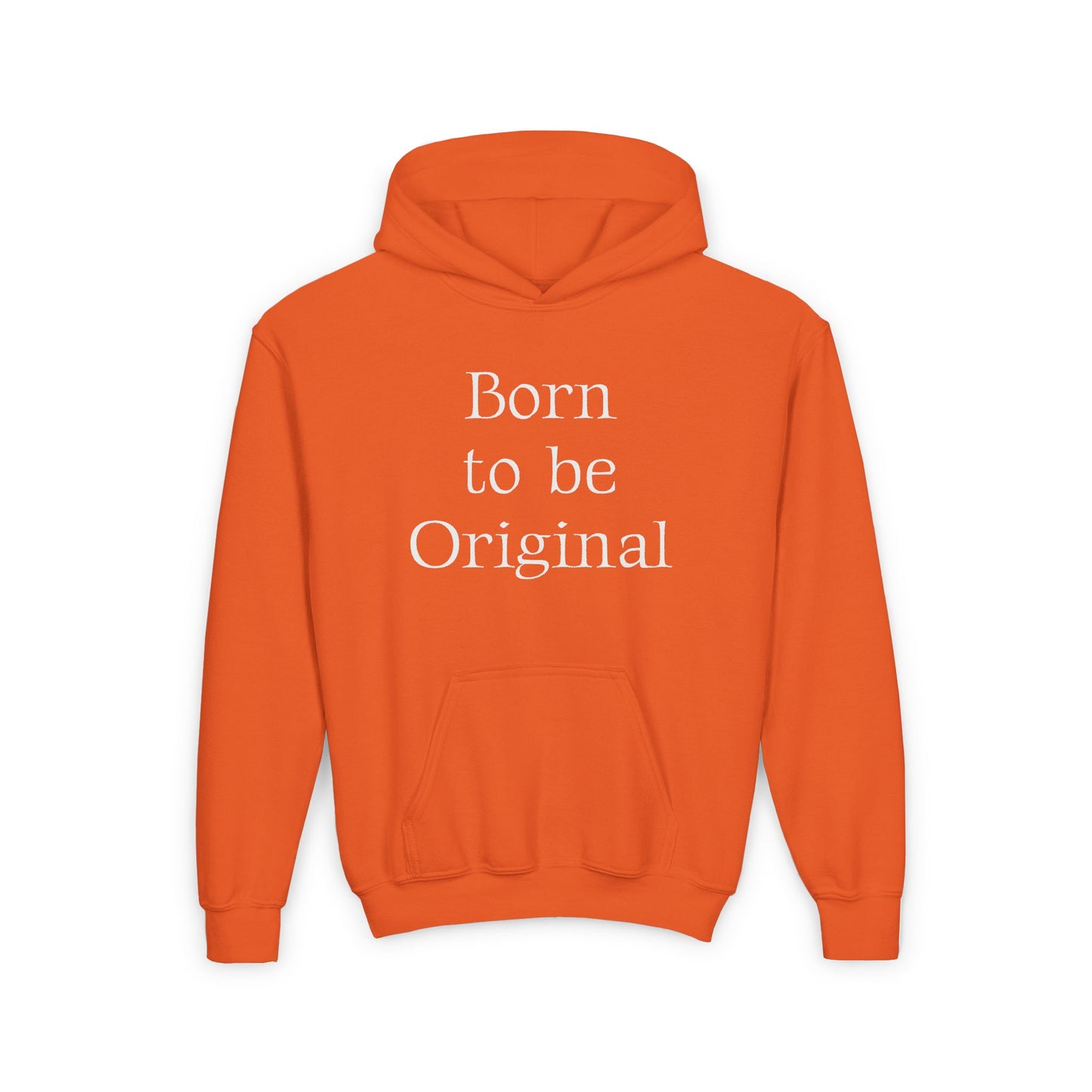 US (Ww) - Youth Heavy Blend Hooded Sweatshirt - "Born to be Original" & "Created by a Creator of Worlds" - The Dreamer's Bookshop.