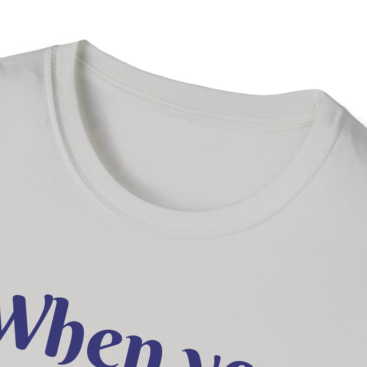 Unisex Softstyle T-Shirt - 'Just Breathe' - The Dreamer's Bookshop.