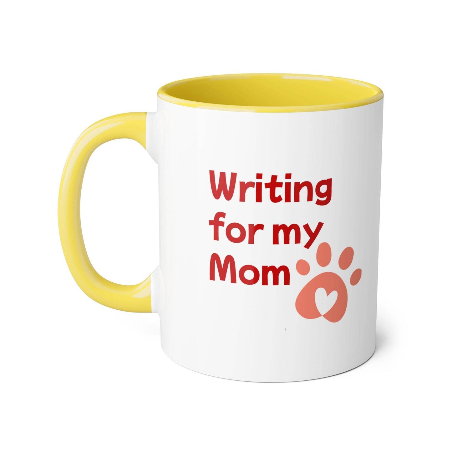 Funny Dog Writer Accent Mug - 11oz Coffee Cup for Book Lovers - The Dreamer's Bookshop.