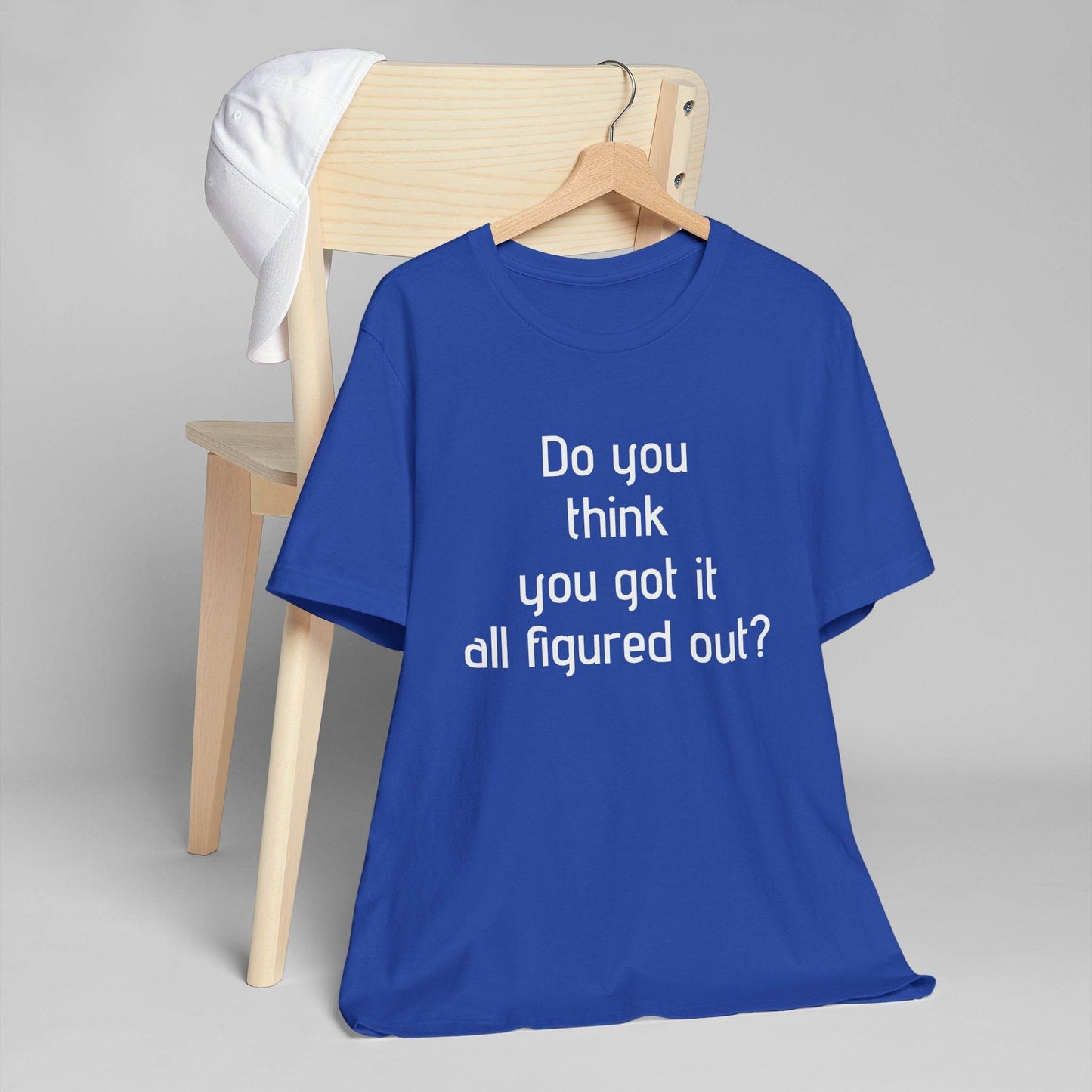 Inspirational Unisex Jersey T-Shirt - Think Again Vibe - The Dreamer's Bookshop.
