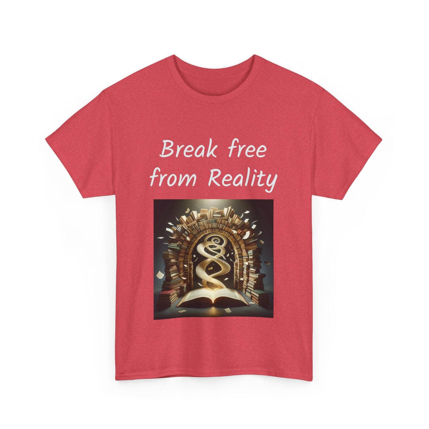 Break Free - Unisex Heavy Cotton Tee - Book Lovers - The Dreamer's Bookshop.
