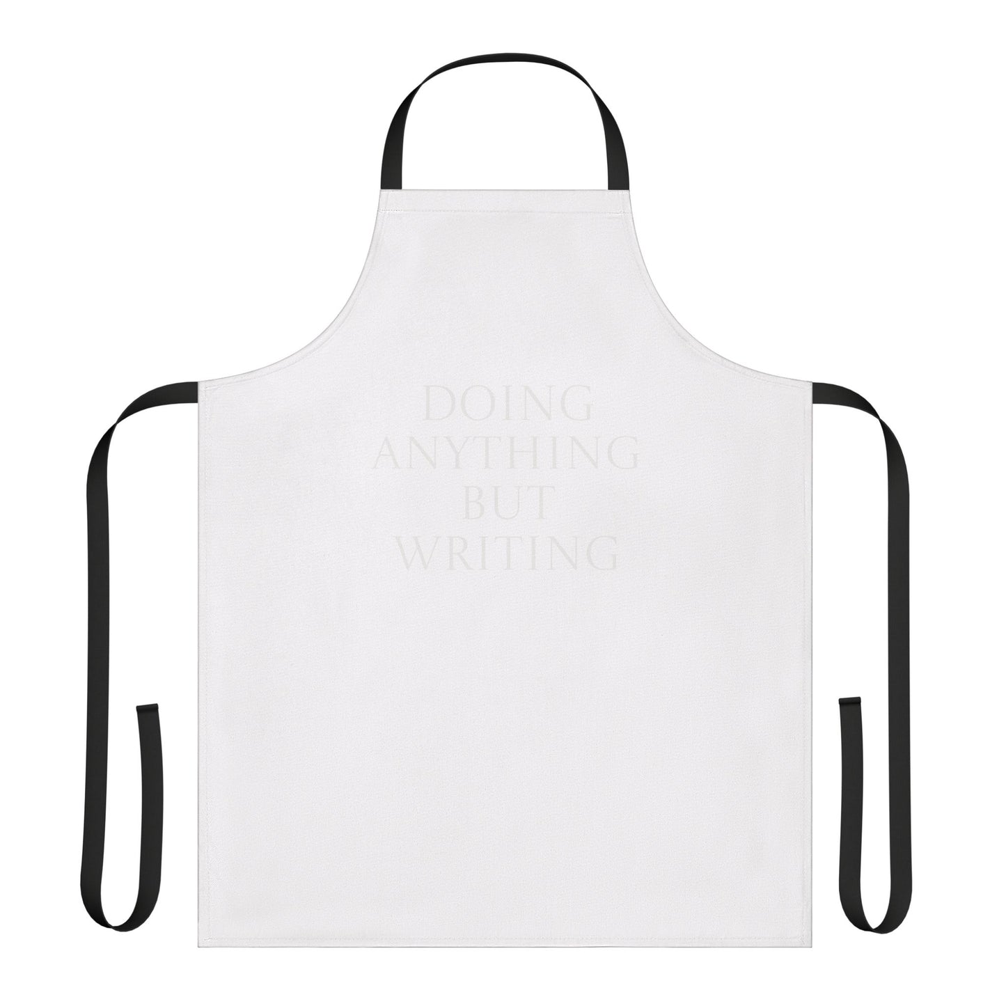 Fun Writing Apron with 5-Color Straps | "Doing Anything But Writing" - The Dreamer's Bookshop.