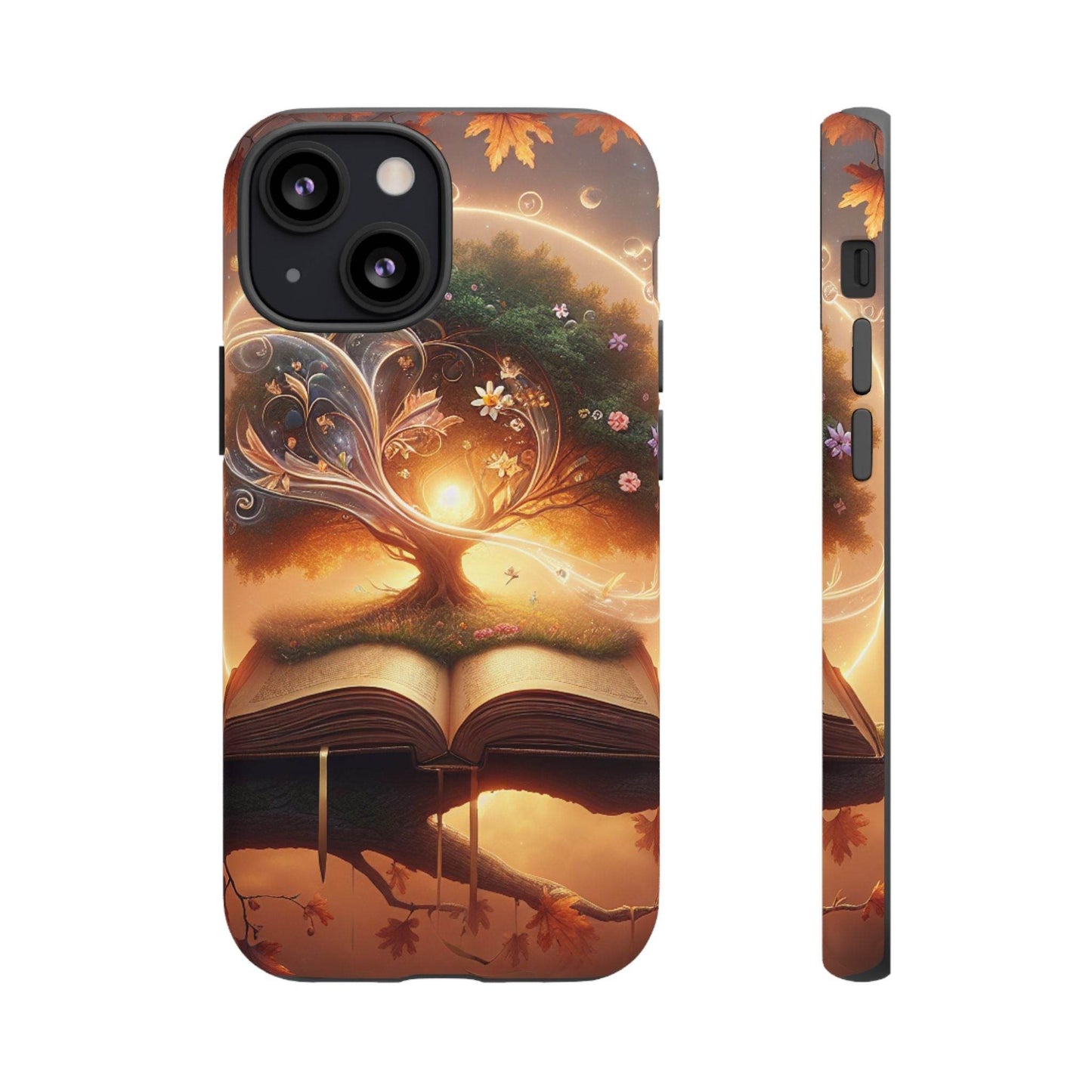 Nature-Inspired iPhone & Samsung Phone Case with Tree of Life Design - The Dreamer's Bookshop.