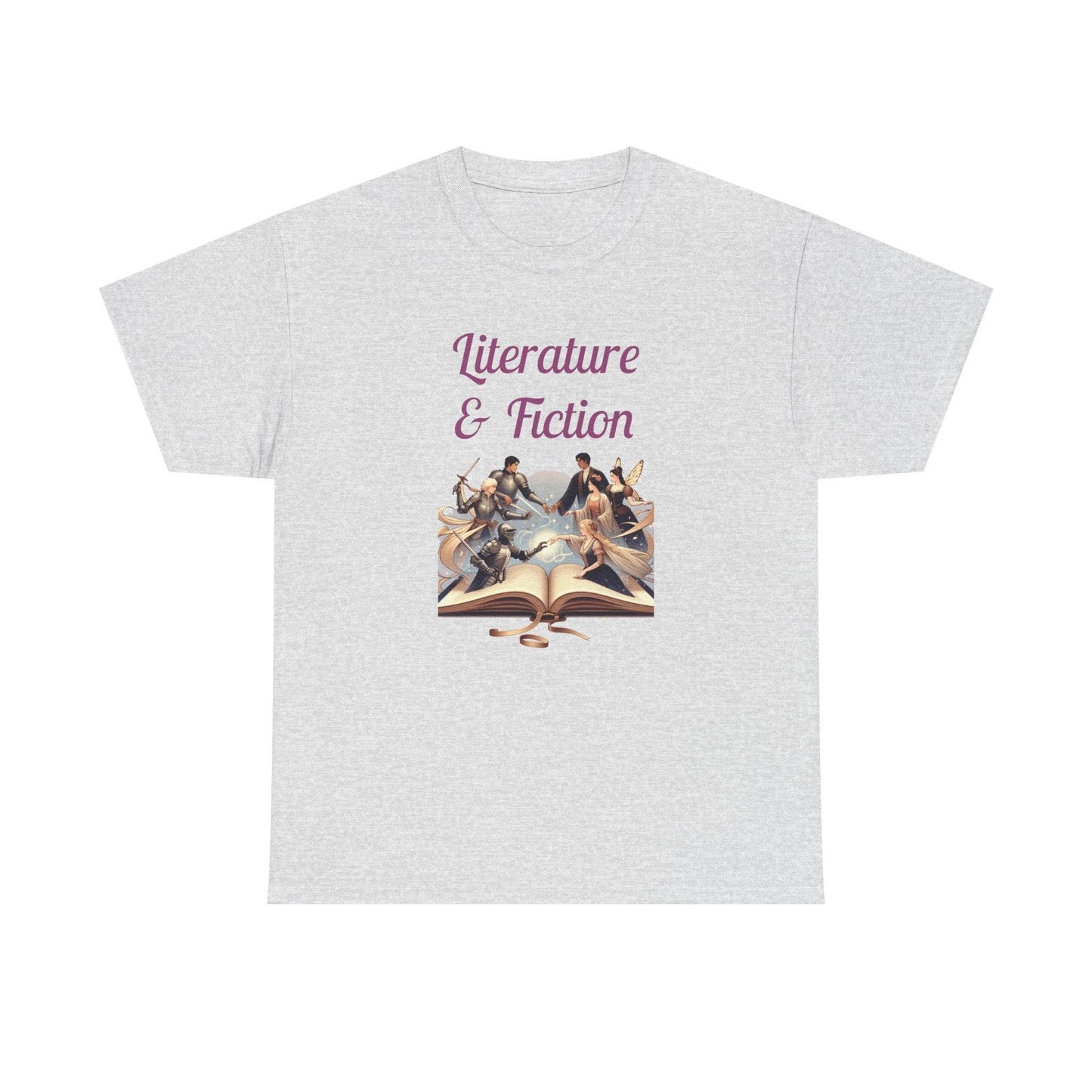 Fiction - Graphic Tee - Unisex Heavy Cotton T-Shirt Literature Books - The Dreamer's Bookshop.