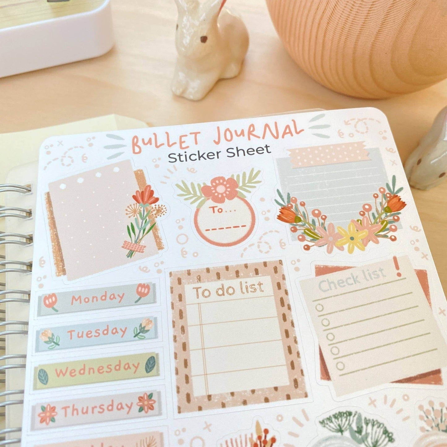 LETTOOn - Stickervel - Bullet Journal Essentials - The Dreamer's Bookshop.
