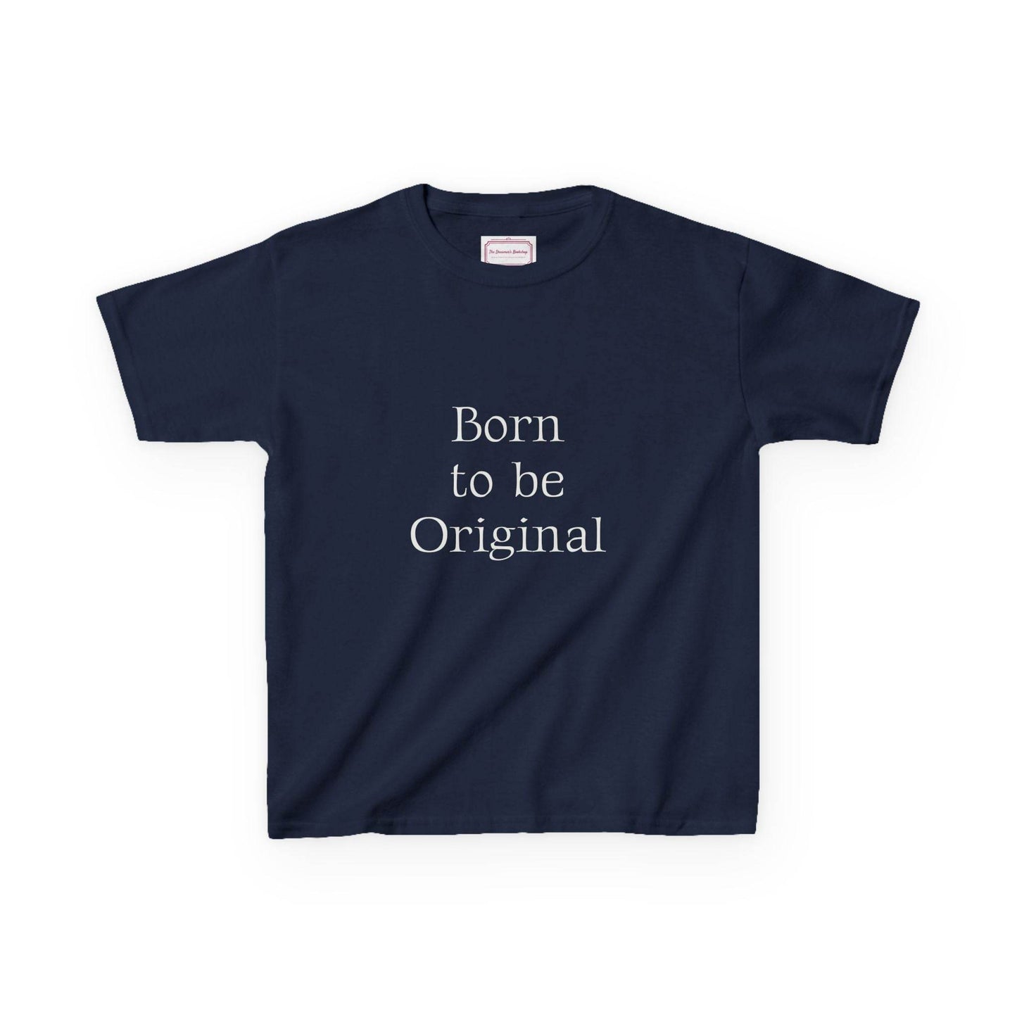 EU - Kids 'Born to be Original' Cotton Tee - Support Young Creators - The Dreamer's Bookshop.