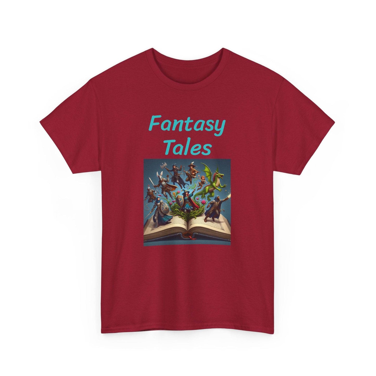 Magic - Graphic Tee - Unisex Heavy Cotton T-Shirt - Fantasy Tales - The Dreamer's Bookshop.