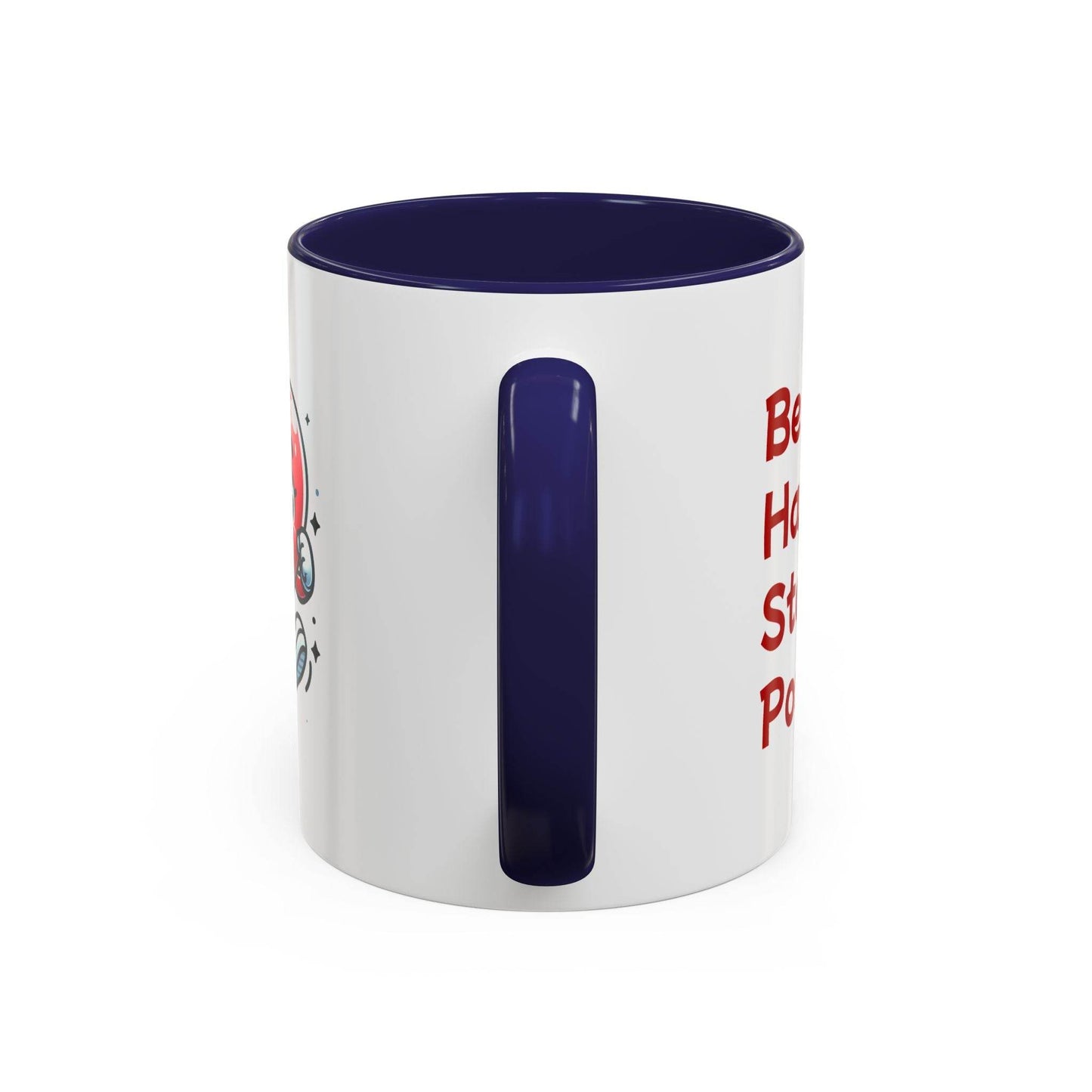 Playful Heart Running Coffee Mug - Cute Gift for Positive Thinkers - The Dreamer's Bookshop.