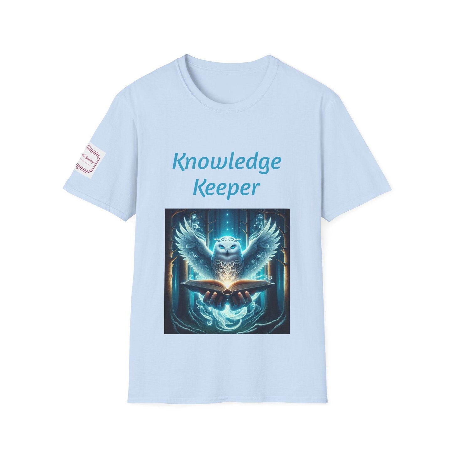 Knowledge Keeper Owl Unisex Softstyle T-Shirt - Proud Reader - The Dreamer's Bookshop.