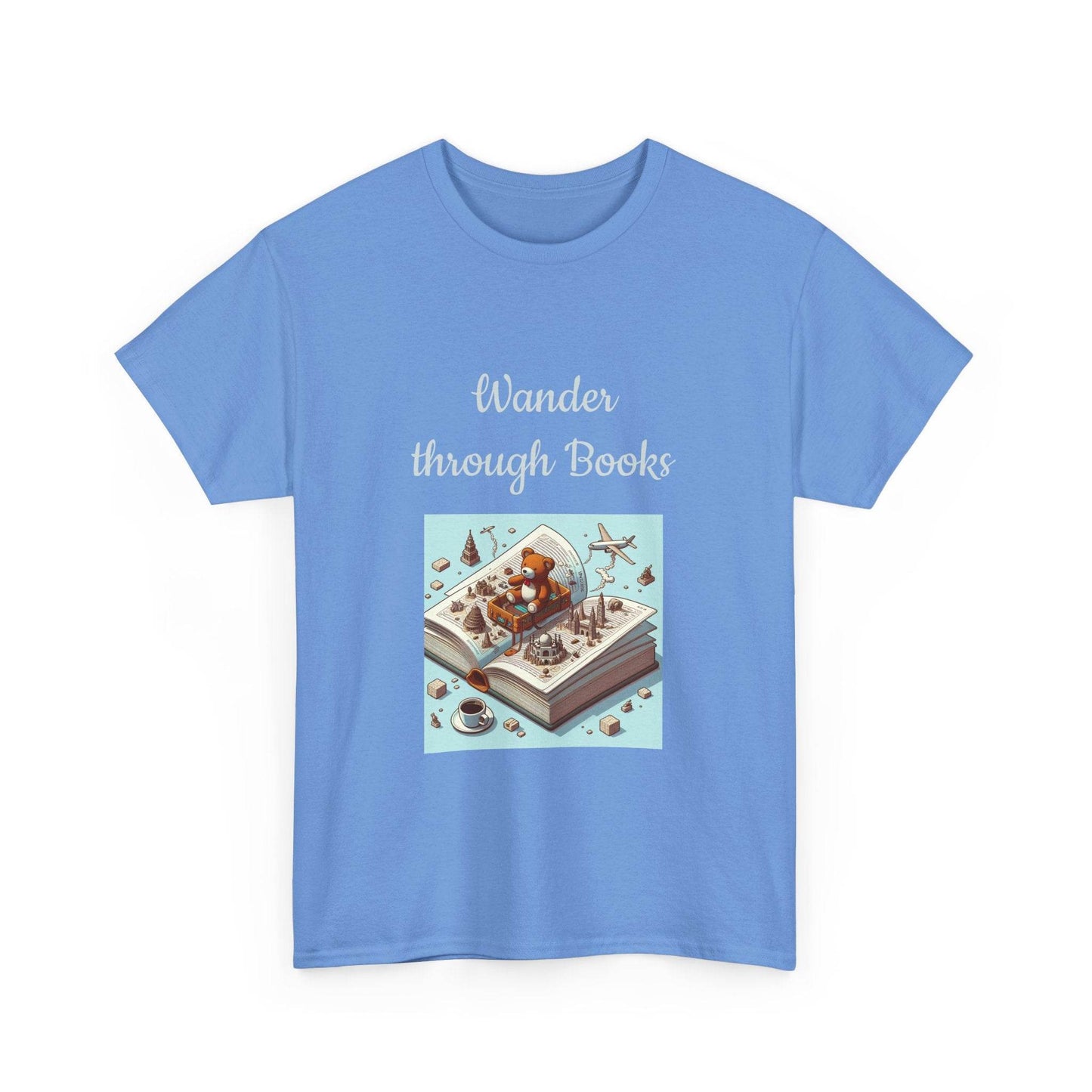 Wander - Unisex Heavy Cotton Tee for Book Lovers - The Dreamer's Bookshop.