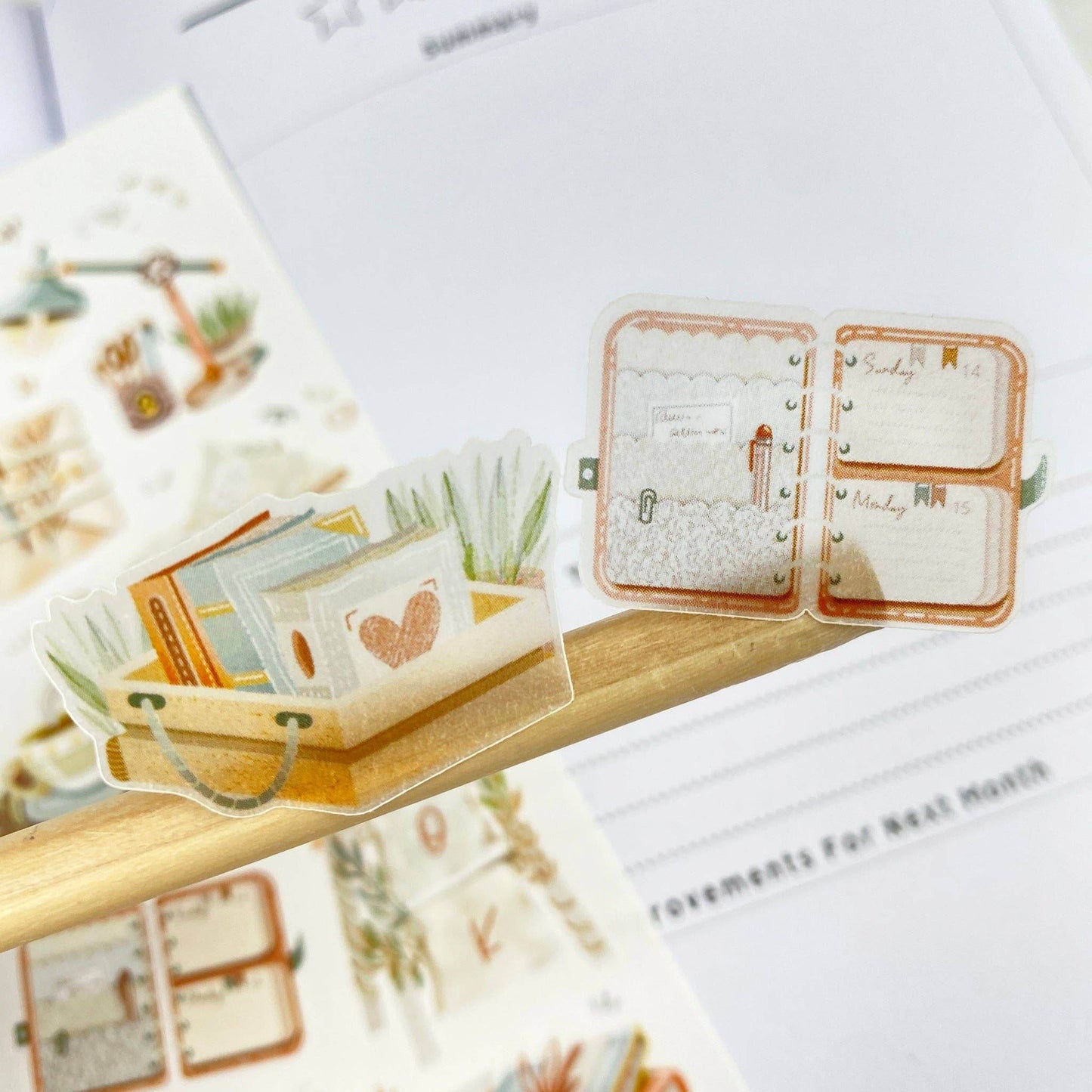 LETTOOn - Stickervel - Leestijd - The Dreamer's Bookshop.