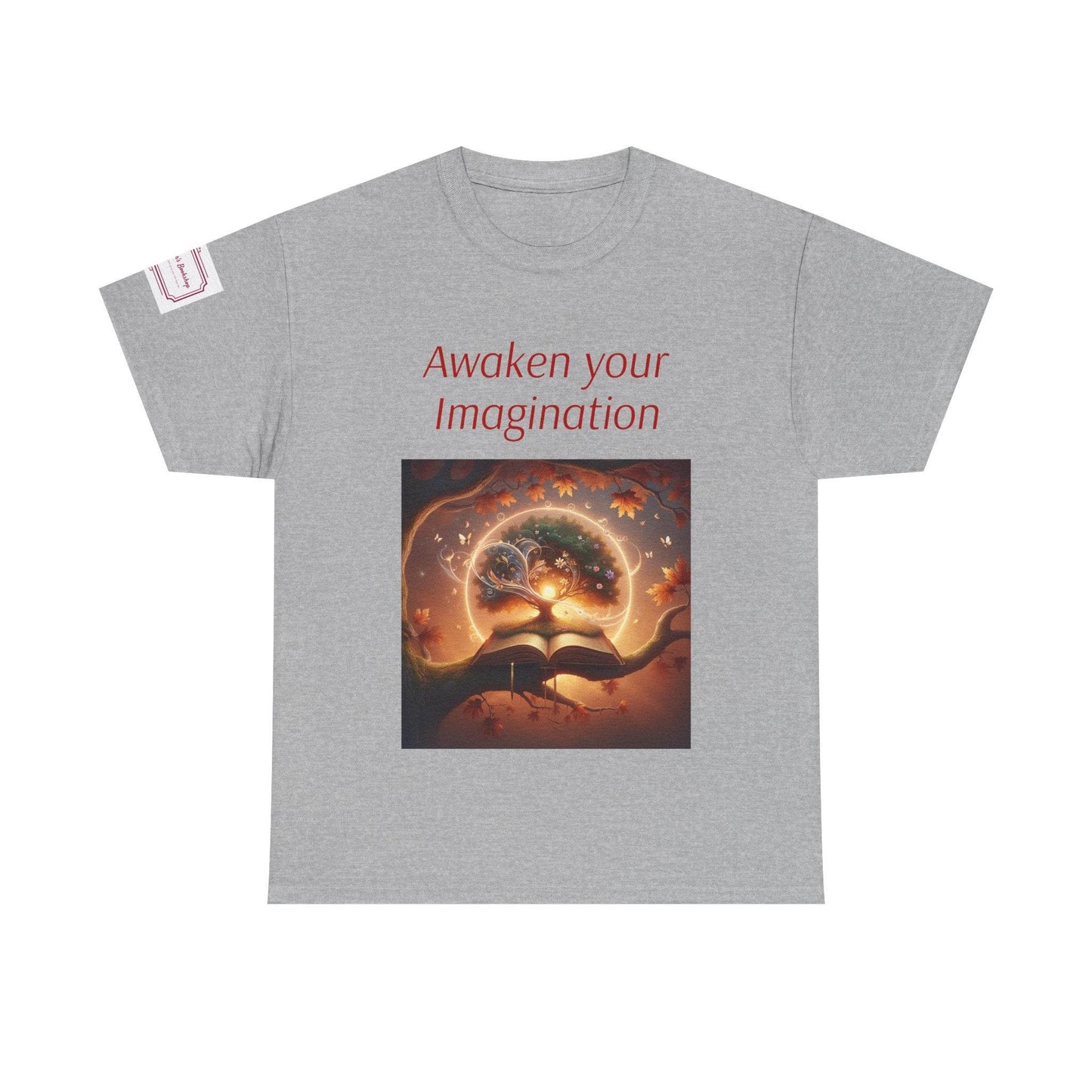 Unisex Imagination Tee - Awaken Your Creativity - Perfect Gift for Book Lovers - The Dreamer's Bookshop.