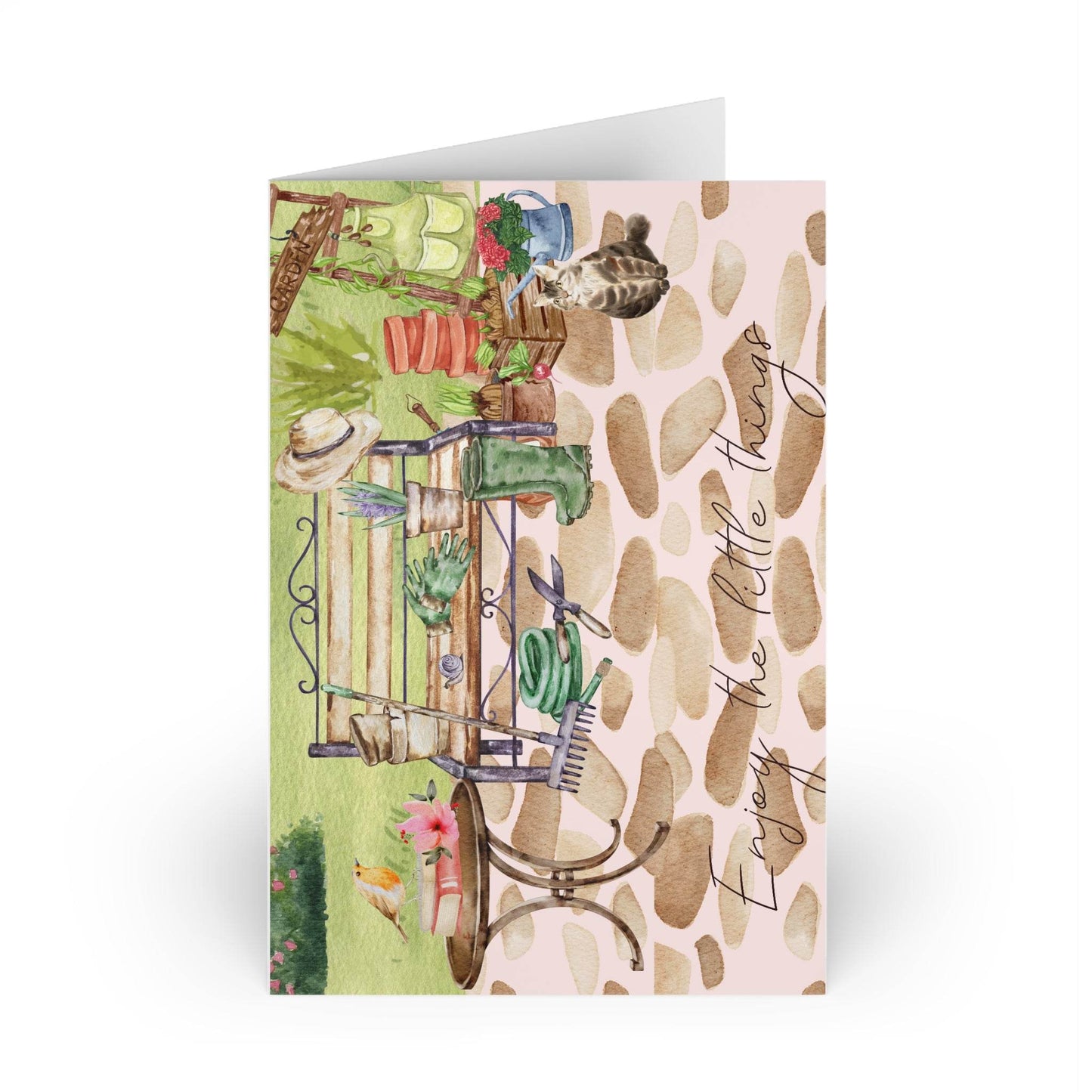 The Dreamer's Bookshop "Gardening" Enjoy the Little Things Card - The Dreamer's Bookshop.