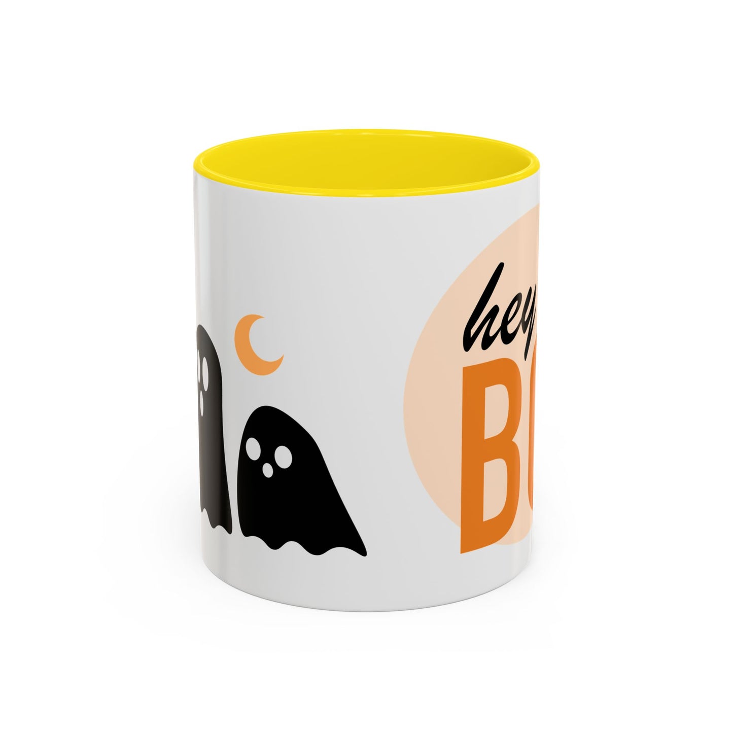 Hey Boo - Spooky Coffee Mug - Halloween Gift for Book Lovers