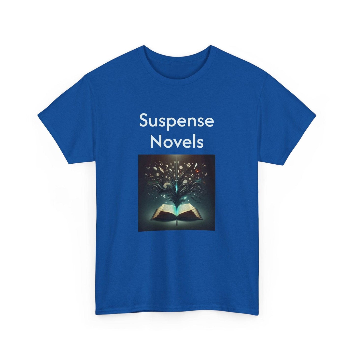 Fiction - Graphic Tee - Unisex Heavy Cotton T-Shirt Suspense Novels - The Dreamer's Bookshop.