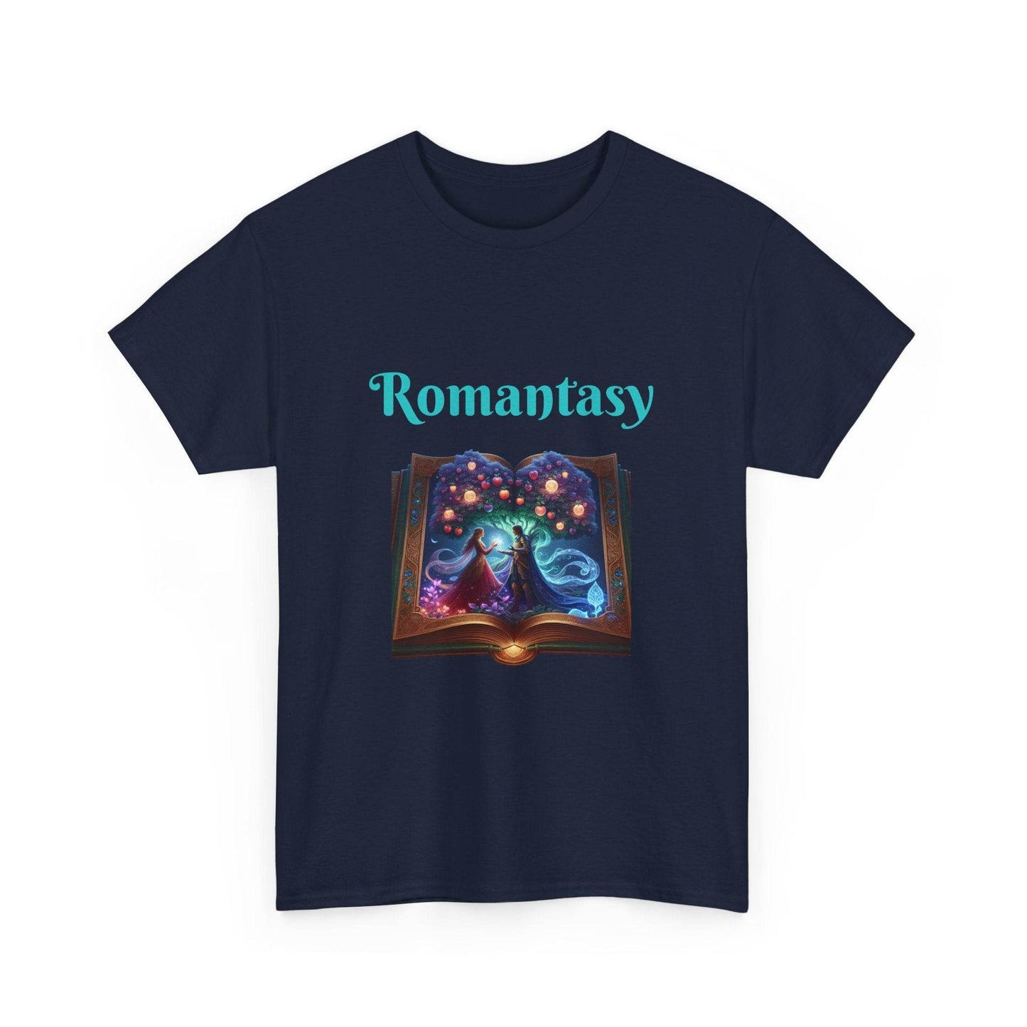 Fantasy - Graphic Tee - Unisex Heavy Cotton T-Shirt Romantasy Books - The Dreamer's Bookshop.
