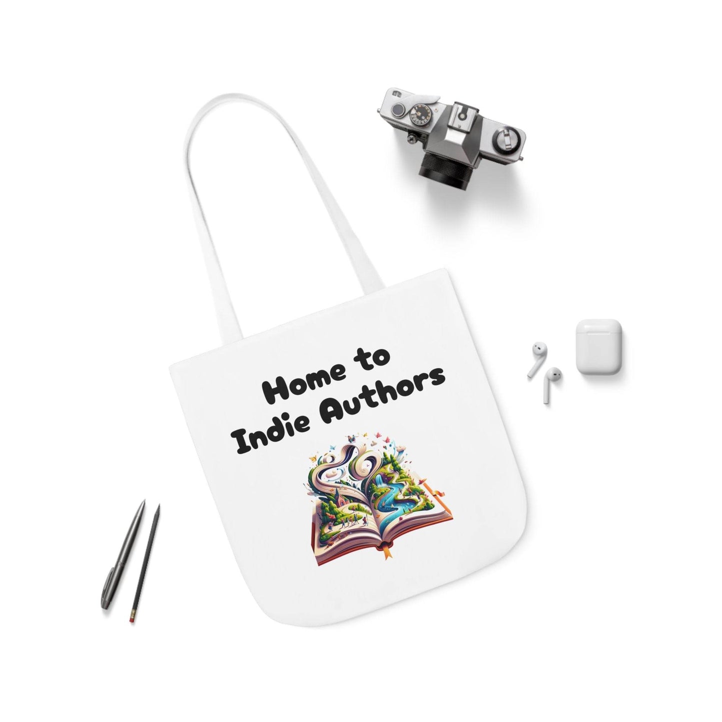 Home to Indie Authors Tote Bag - Perfect Gift for Book Lovers - The Dreamer's Bookshop.