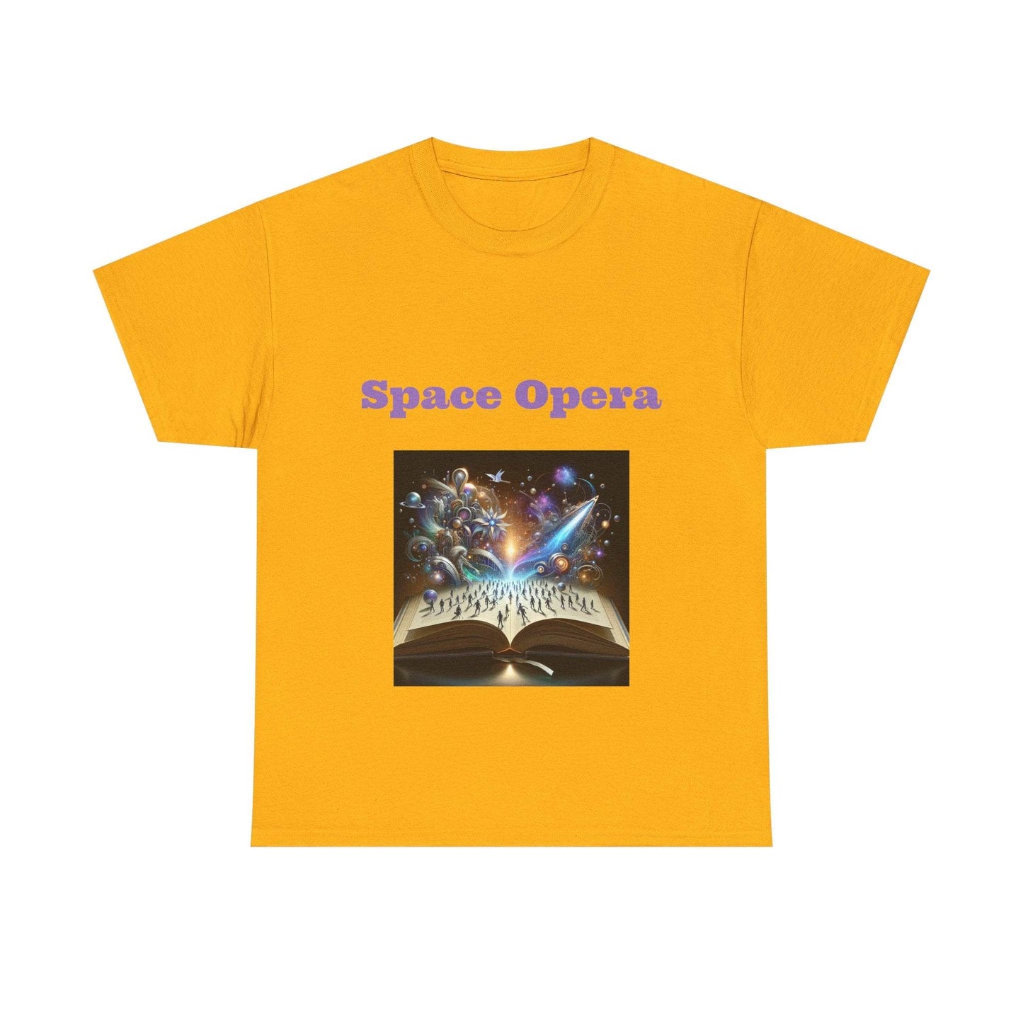 Space Opera - Unisex Heavy Cotton Tee - Sci-Fi Books - The Dreamer's Bookshop.