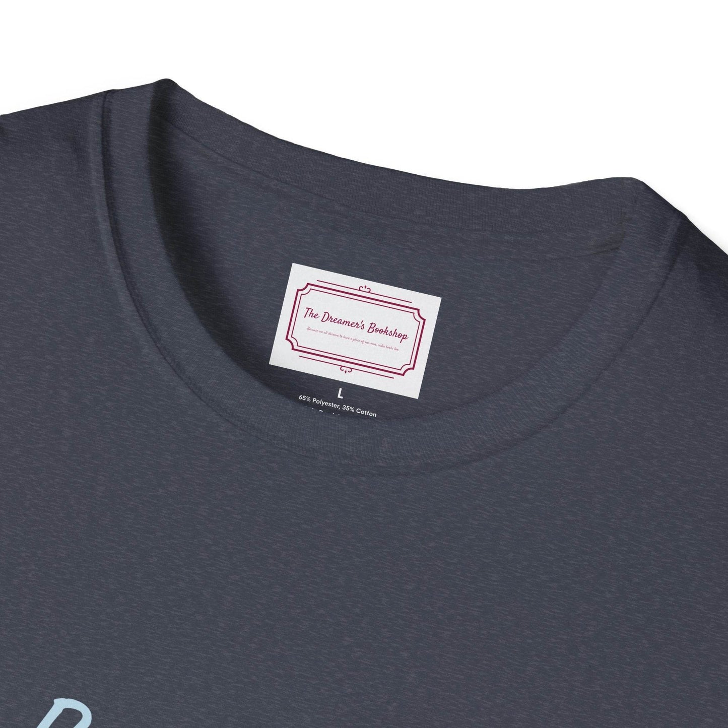 Books Are Reflection Unisex Softstyle T-Shirt - Literary Quote Tee - The Dreamer's Bookshop.