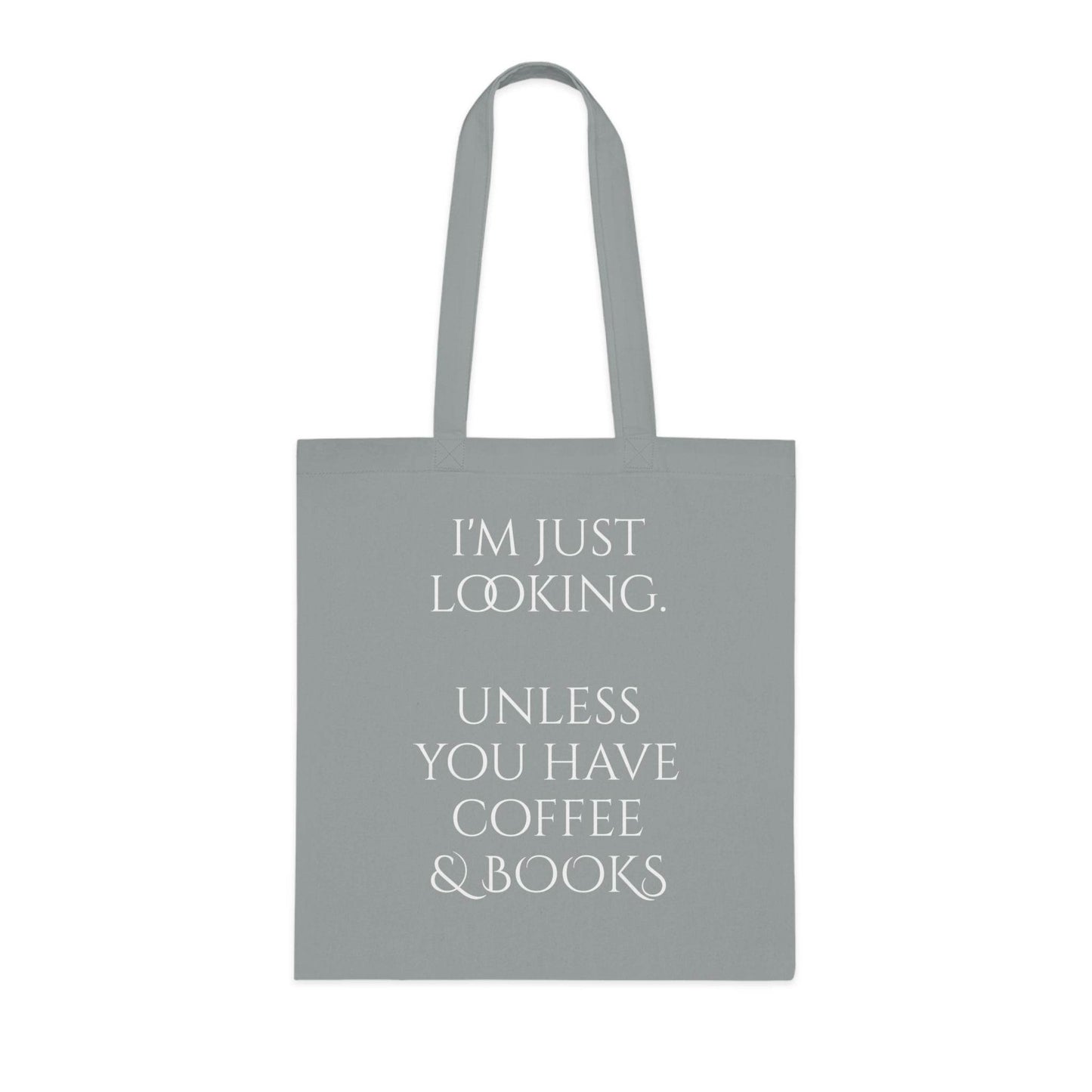 Coffee & Books Cotton Tote - Perfect for Book Lovers - The Dreamer's Bookshop.