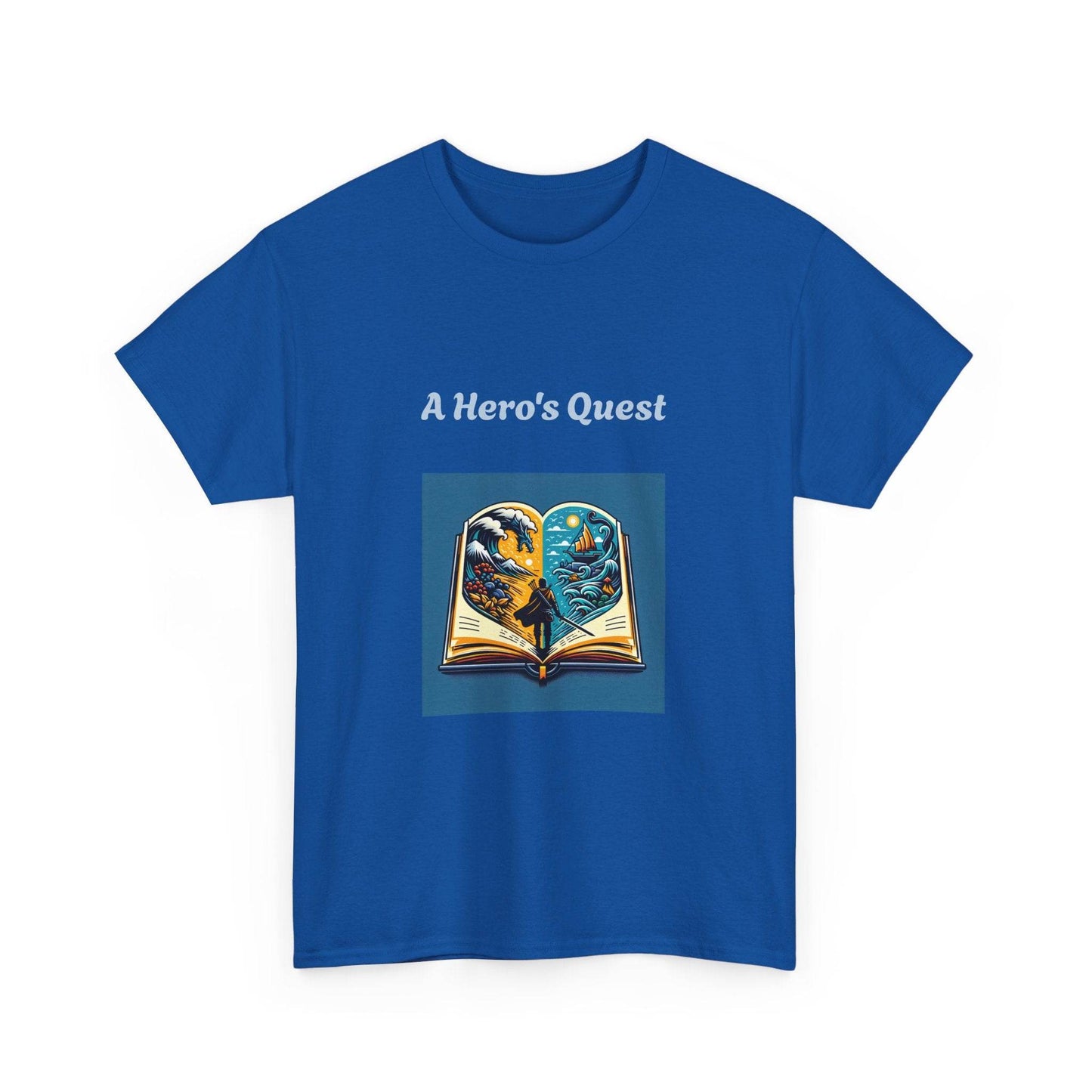 Adventure - Graphic Tee - Unisex Heavy Cotton T-Shirt - Hero's Quest - The Dreamer's Bookshop.