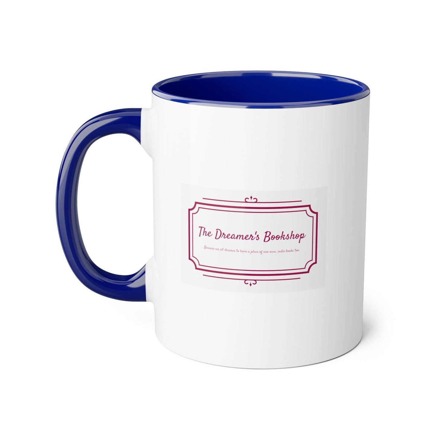 Dreamer's Bookshop Accent Mug - 11oz Coffee Cup for Readers & Book Lovers - The Dreamer's Bookshop.