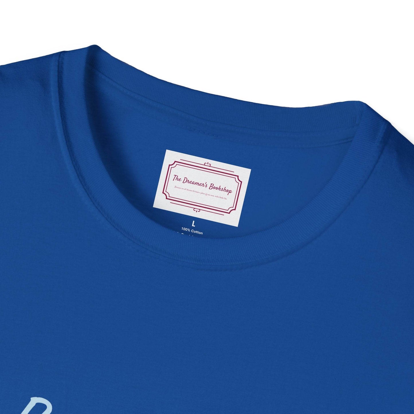 Books Are Reflection Unisex Softstyle T-Shirt - Literary Quote Tee - The Dreamer's Bookshop.