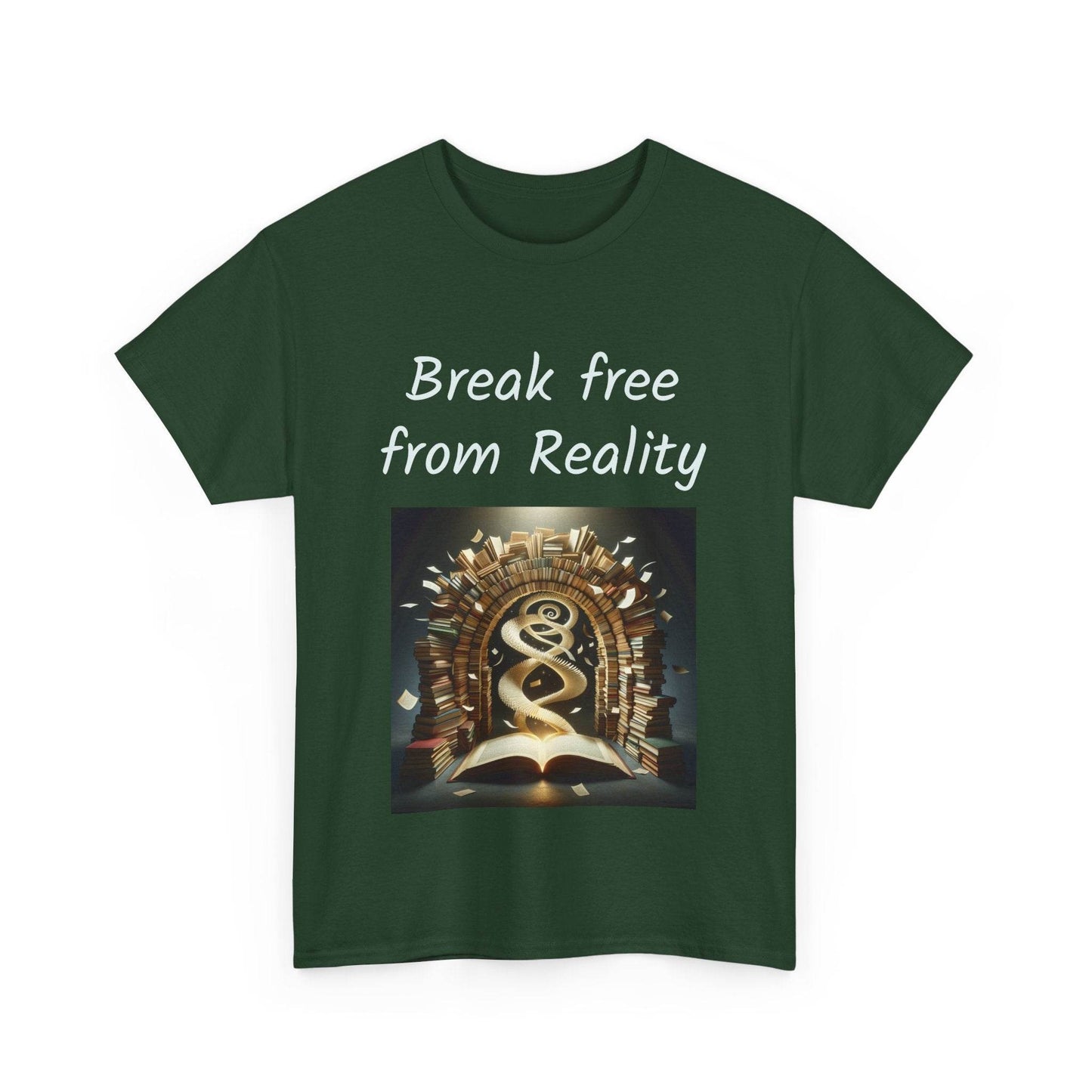 Break Free - Unisex Heavy Cotton Tee - Book Lovers - The Dreamer's Bookshop.