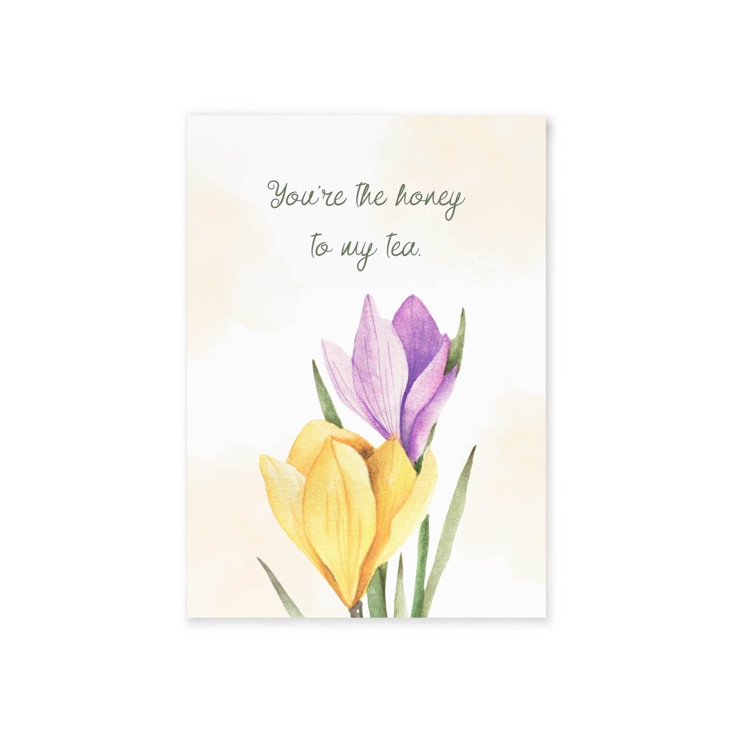 The Dreamer's Bookshop Affection "You're the Honey" Art Print Card - The Dreamer's Bookshop.