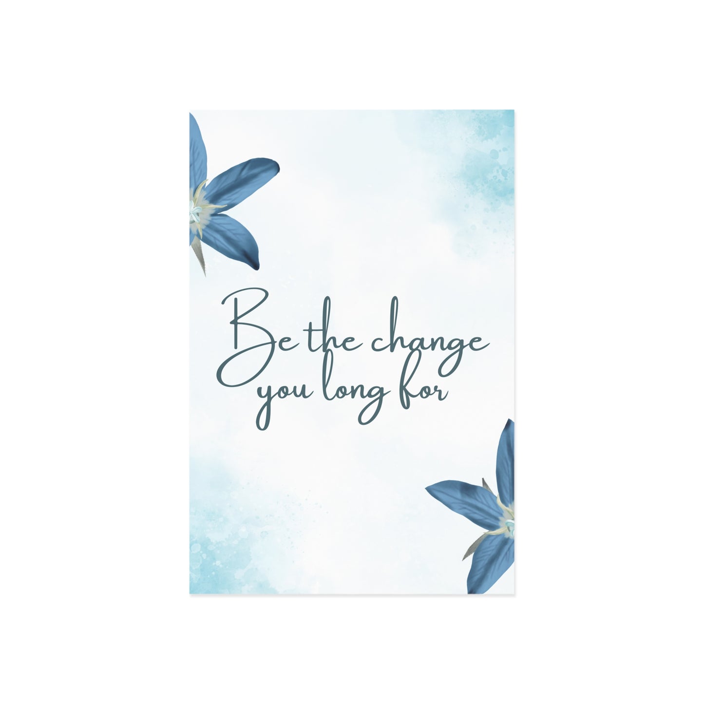 The Dreamer's Bookshop - Positive Affirmation Card "Be the change" - The Dreamer's Bookshop.