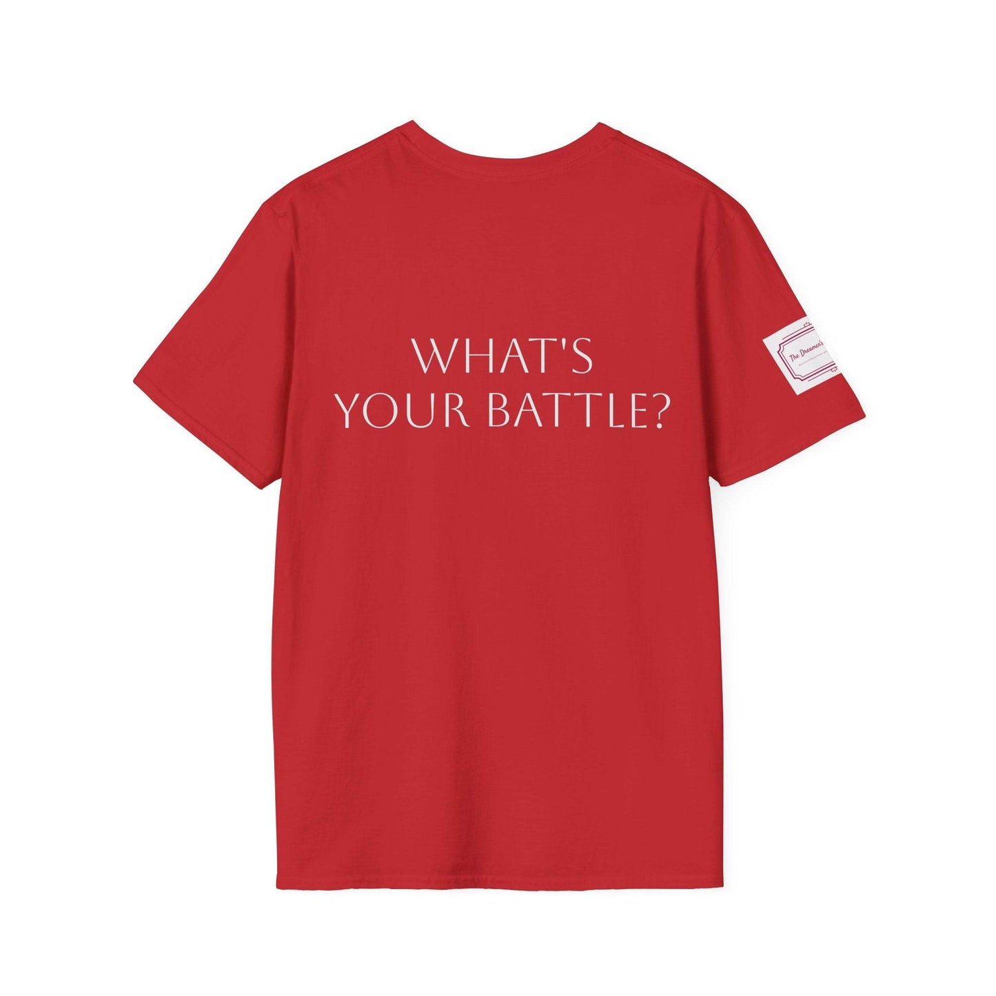 Cancer Warrior Unisex Softstyle T-Shirt - Empowering Graphic Tee for Women's Health Awarenes - The Dreamer's Bookshop.