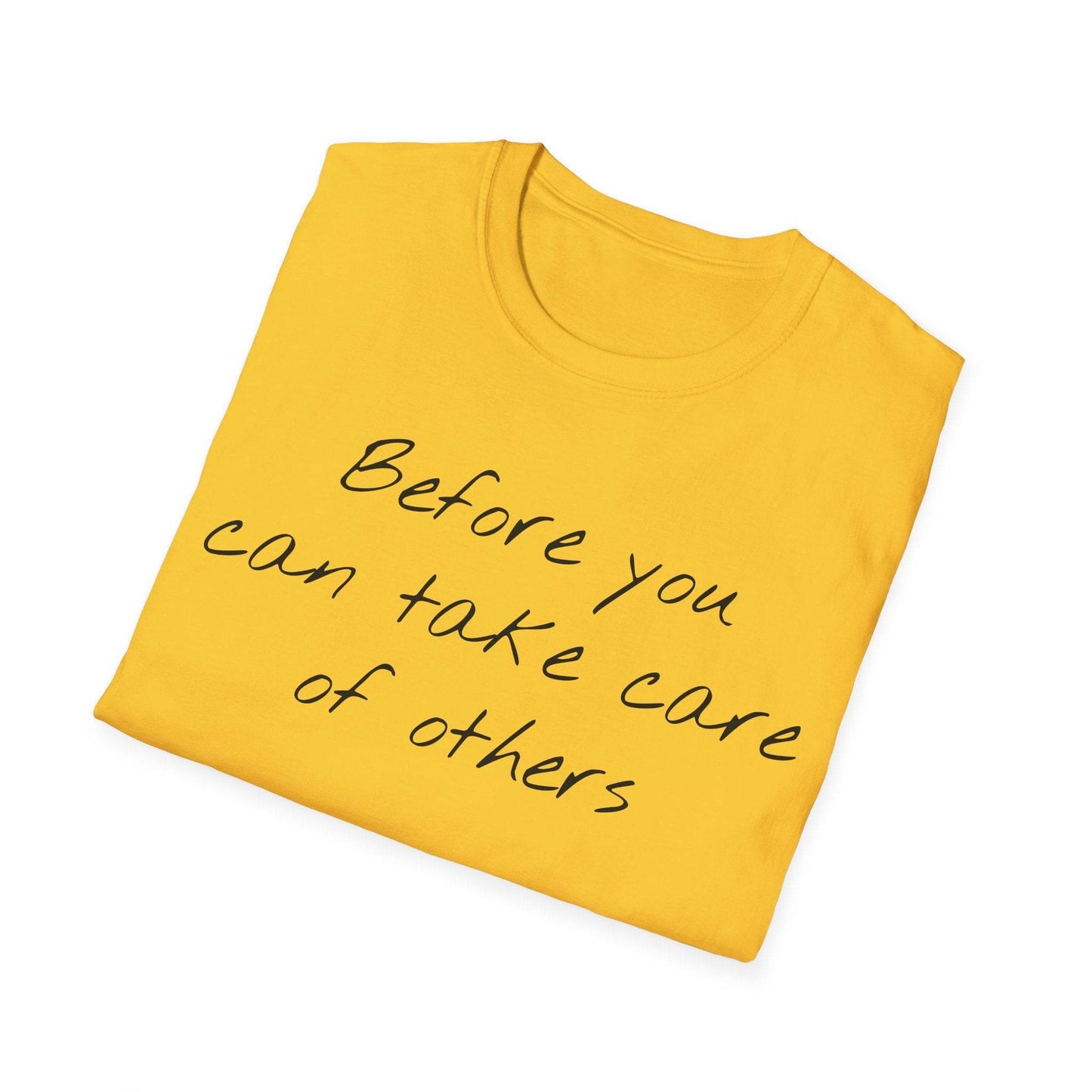 Unisex Softstyle T-Shirt - Take Care Design for Book Lovers - The Dreamer's Bookshop.