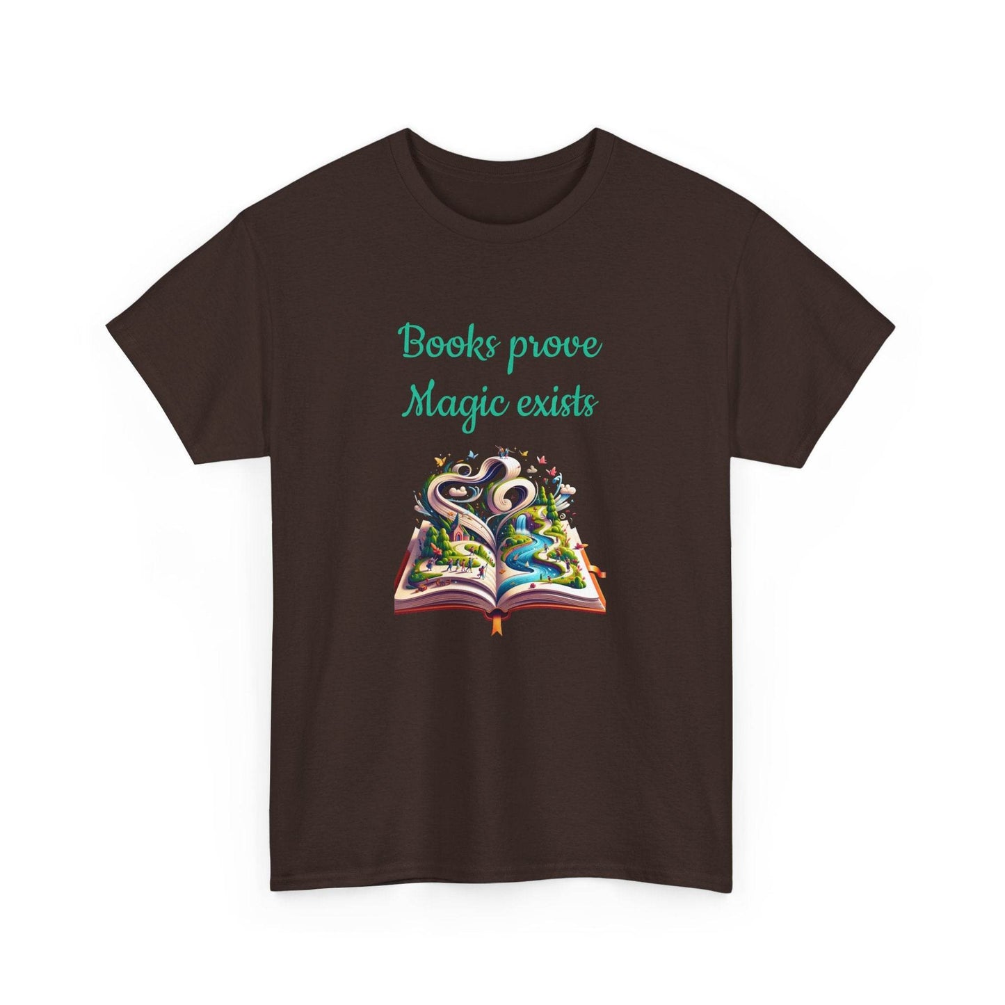 Magic Exists -A Unisex Heavy Cotton Tee - Perfect Gift for Book Lovers - The Dreamer's Bookshop.