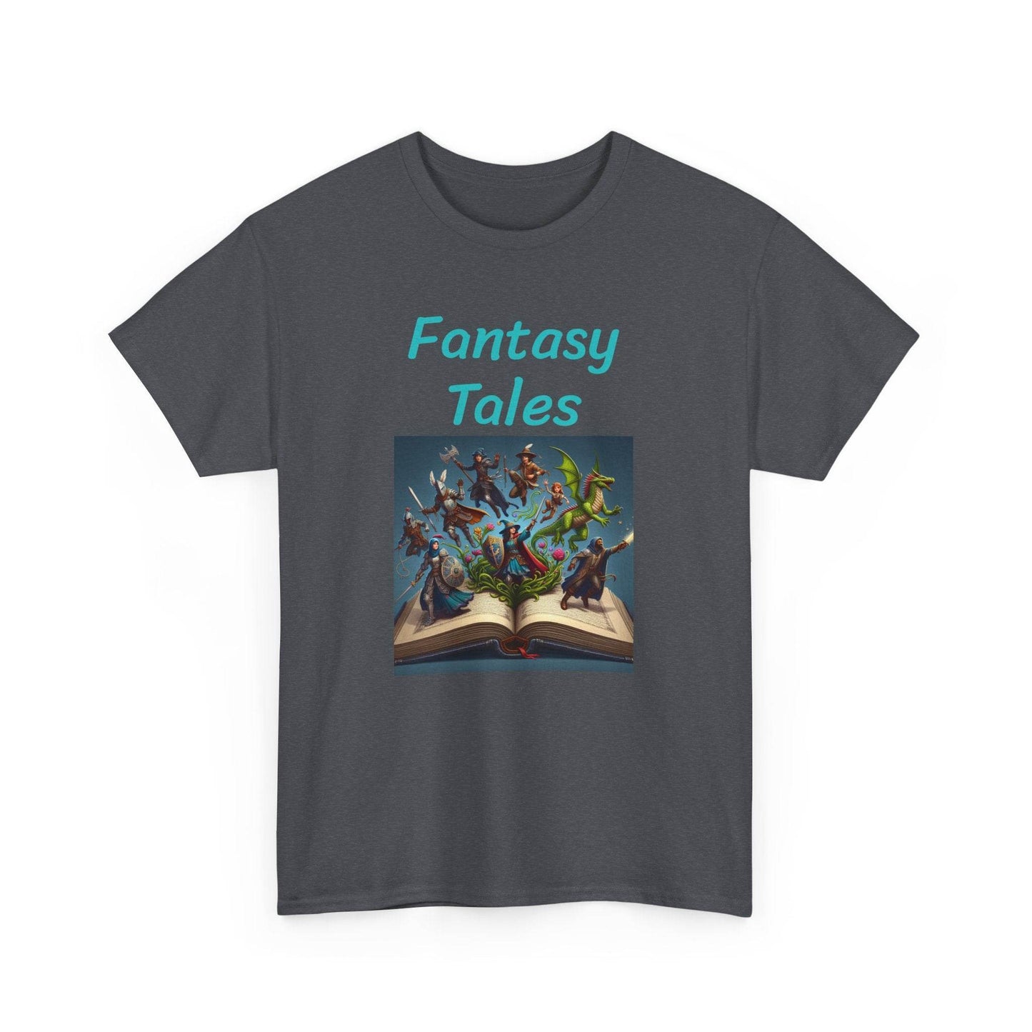Magic - Graphic Tee - Unisex Heavy Cotton T-Shirt - Fantasy Tales - The Dreamer's Bookshop.