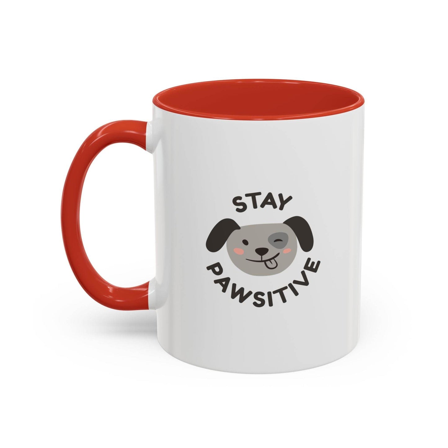 Playful Dog Pawsitive Mug - Cute Gift for Coffee Lovers - The Dreamer's Bookshop.