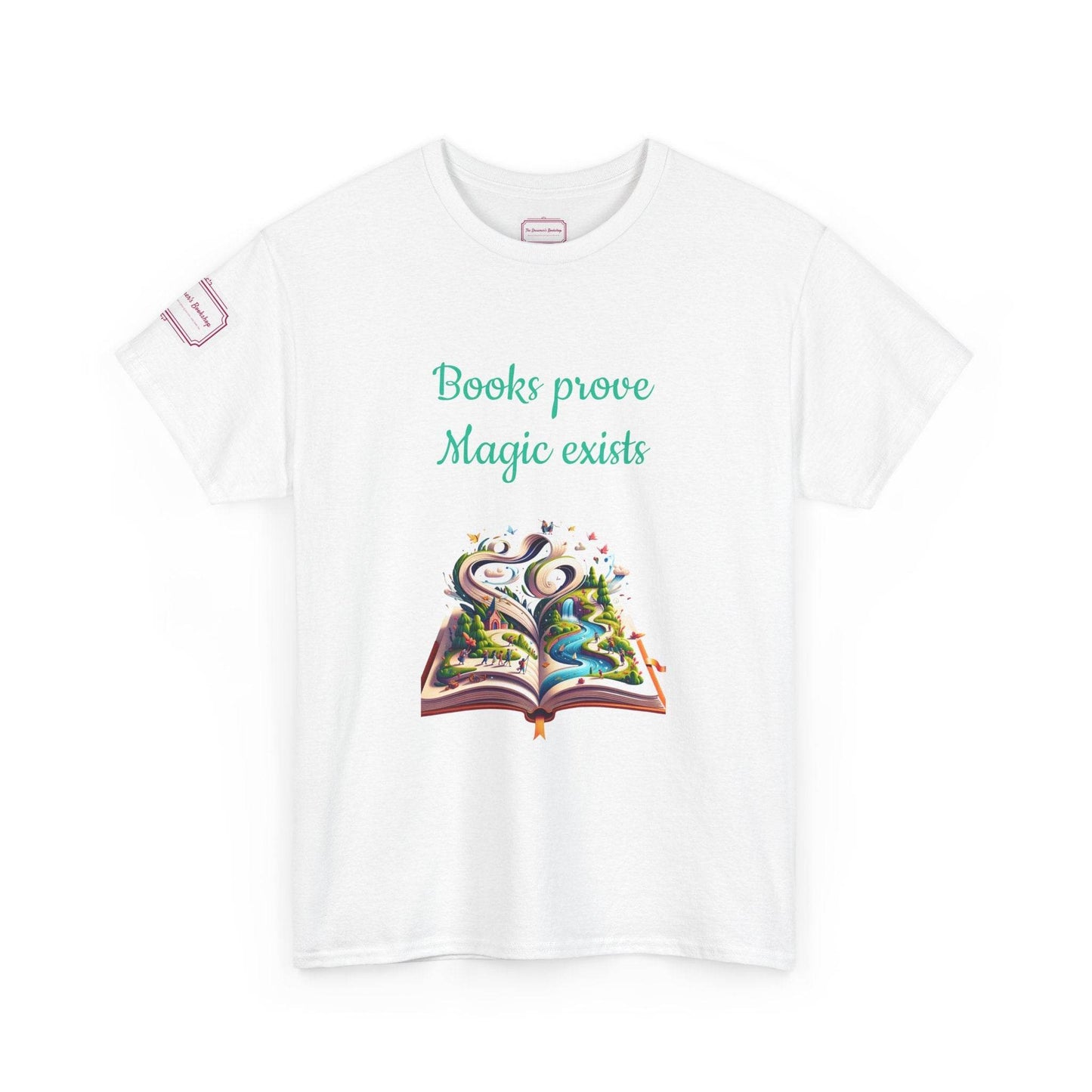 Magic exists - Unisex Heavy Cotton Tee - Perfect for Book Lovers - The Dreamer's Bookshop.