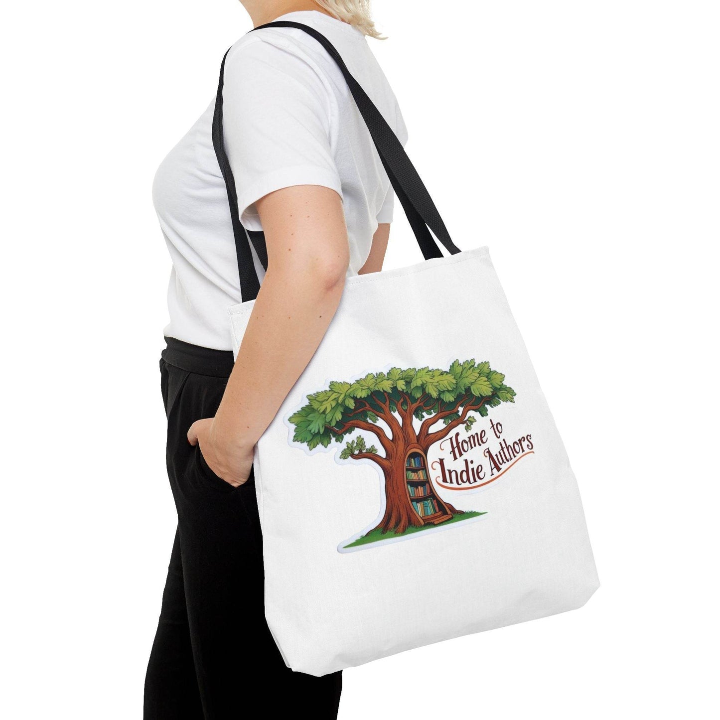 Literary Tote Bag - Home to Indie Authors & The Dreamer's Bookshop Designs - The Dreamer's Bookshop.