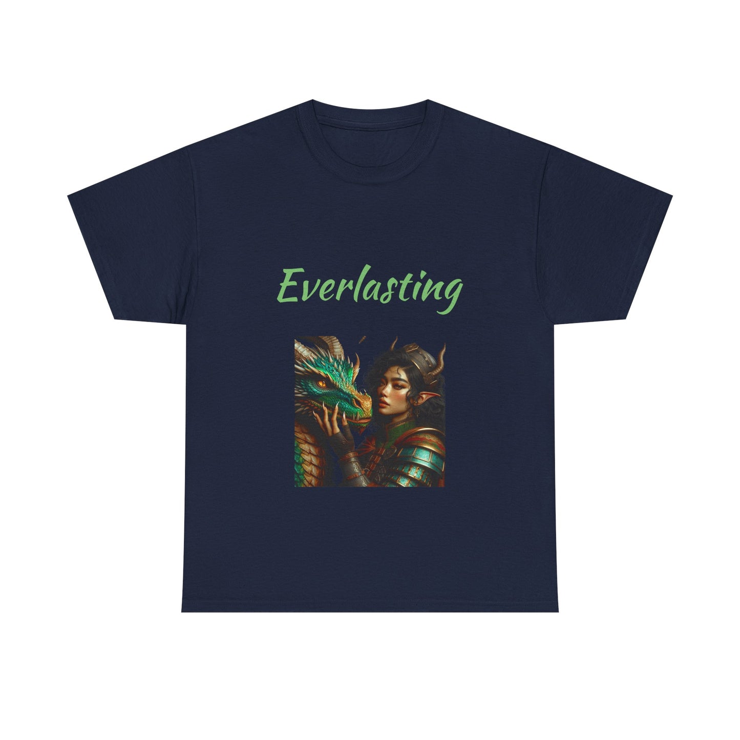 Book Lover's Unisex Heavy Cotton Tee - "Everlasting" - The Dreamer's Bookshop.