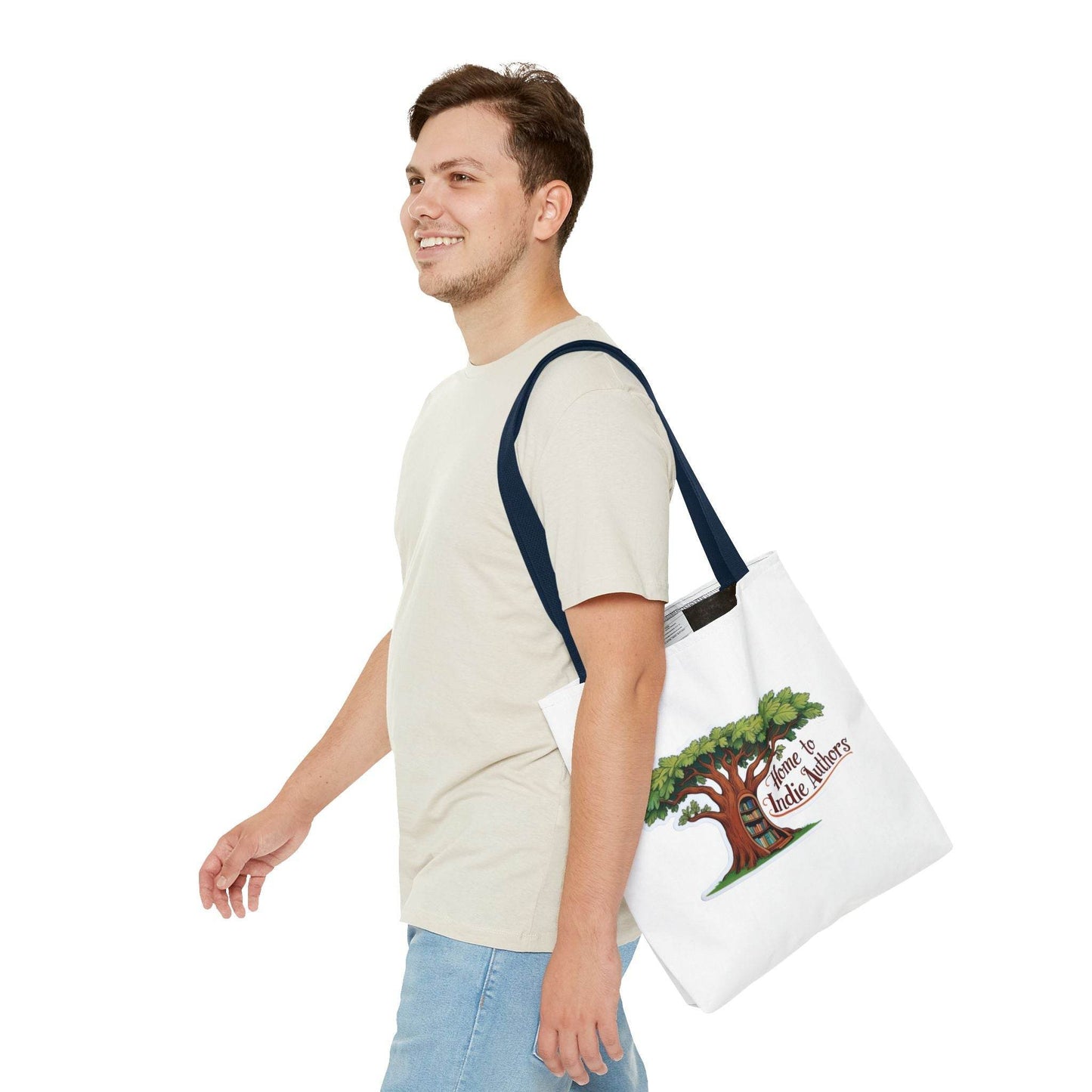 Literary Tote Bag - Home to Indie Authors & The Dreamer's Bookshop Designs - The Dreamer's Bookshop.