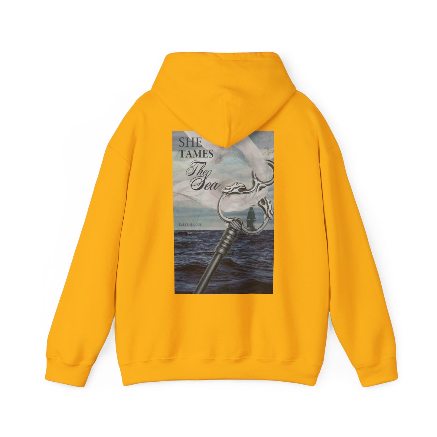 *SPECIAL RQST* Indie Books on the Road Hooded Sweatshirt - She Tames the Sea Cover